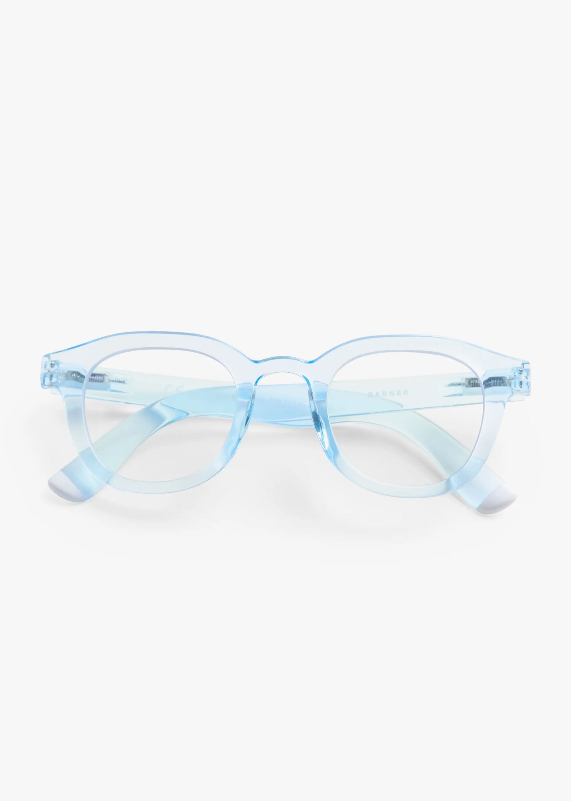 Barner Andy Glossy Blue Light Glasses - Baby Blue