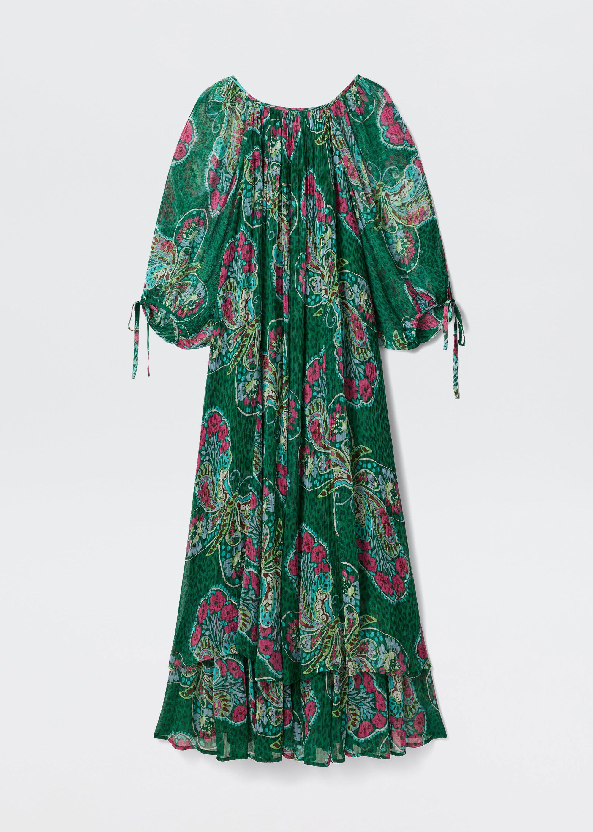 Rixo Hayden Dress - Butterfly Bloom Green