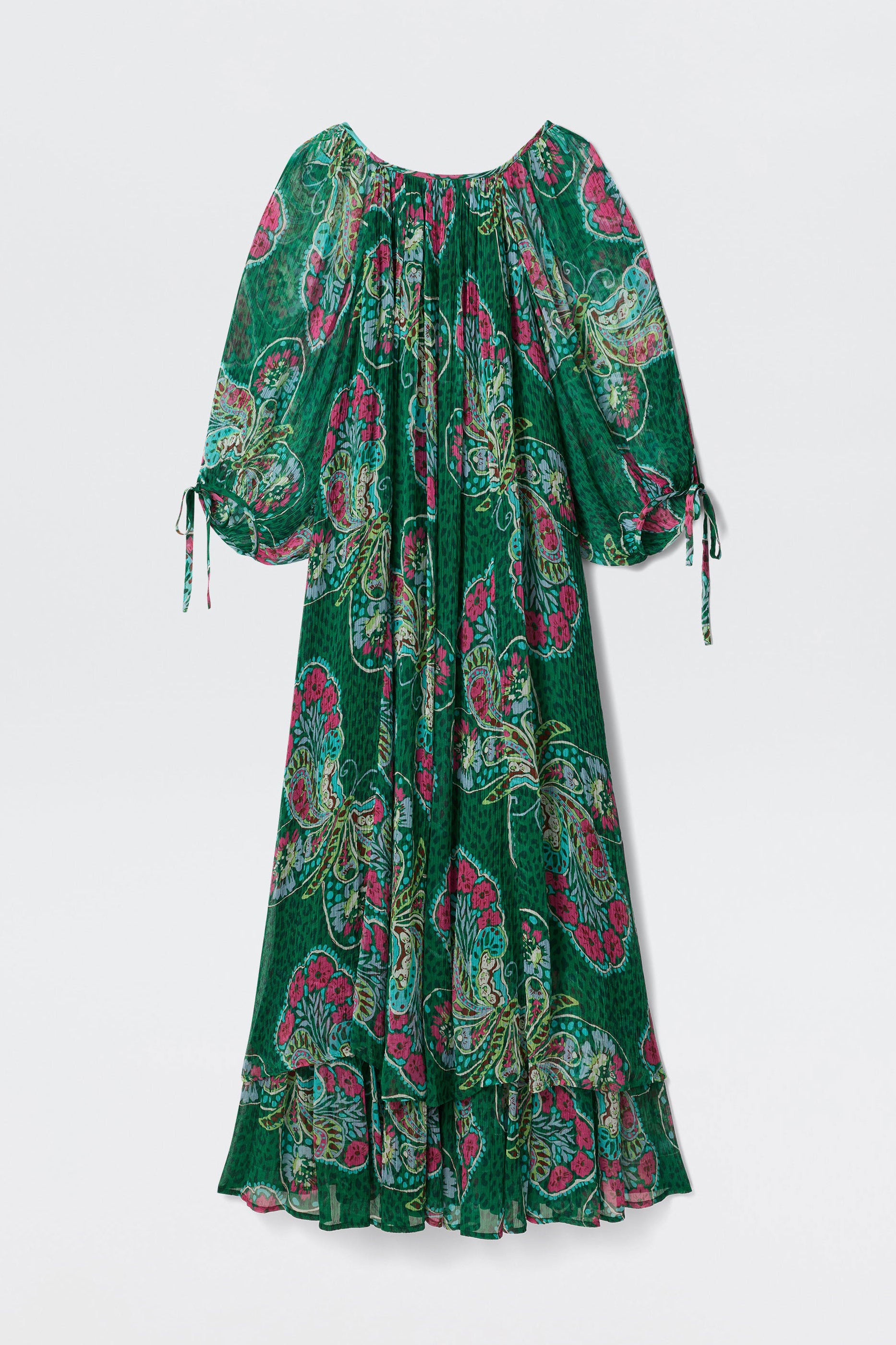 Rixo Hayden Dress - Butterfly Bloom Green