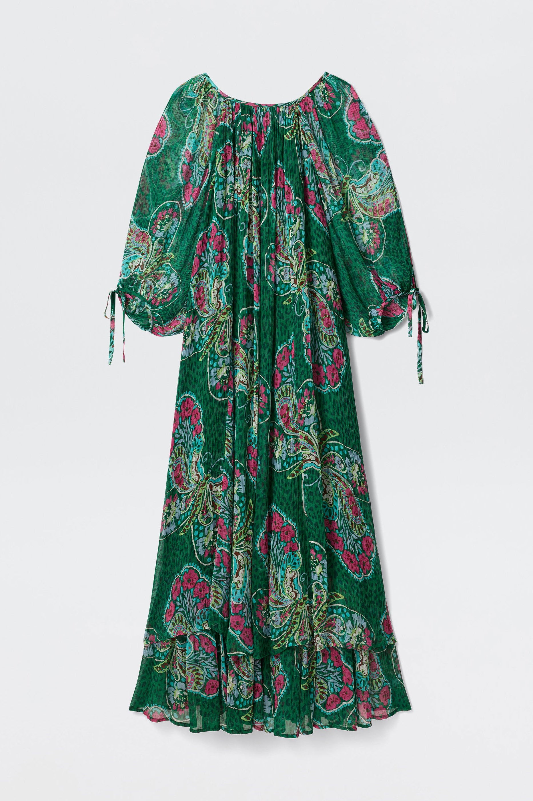 Rixo Hayden Dress - Butterfly Bloom Green