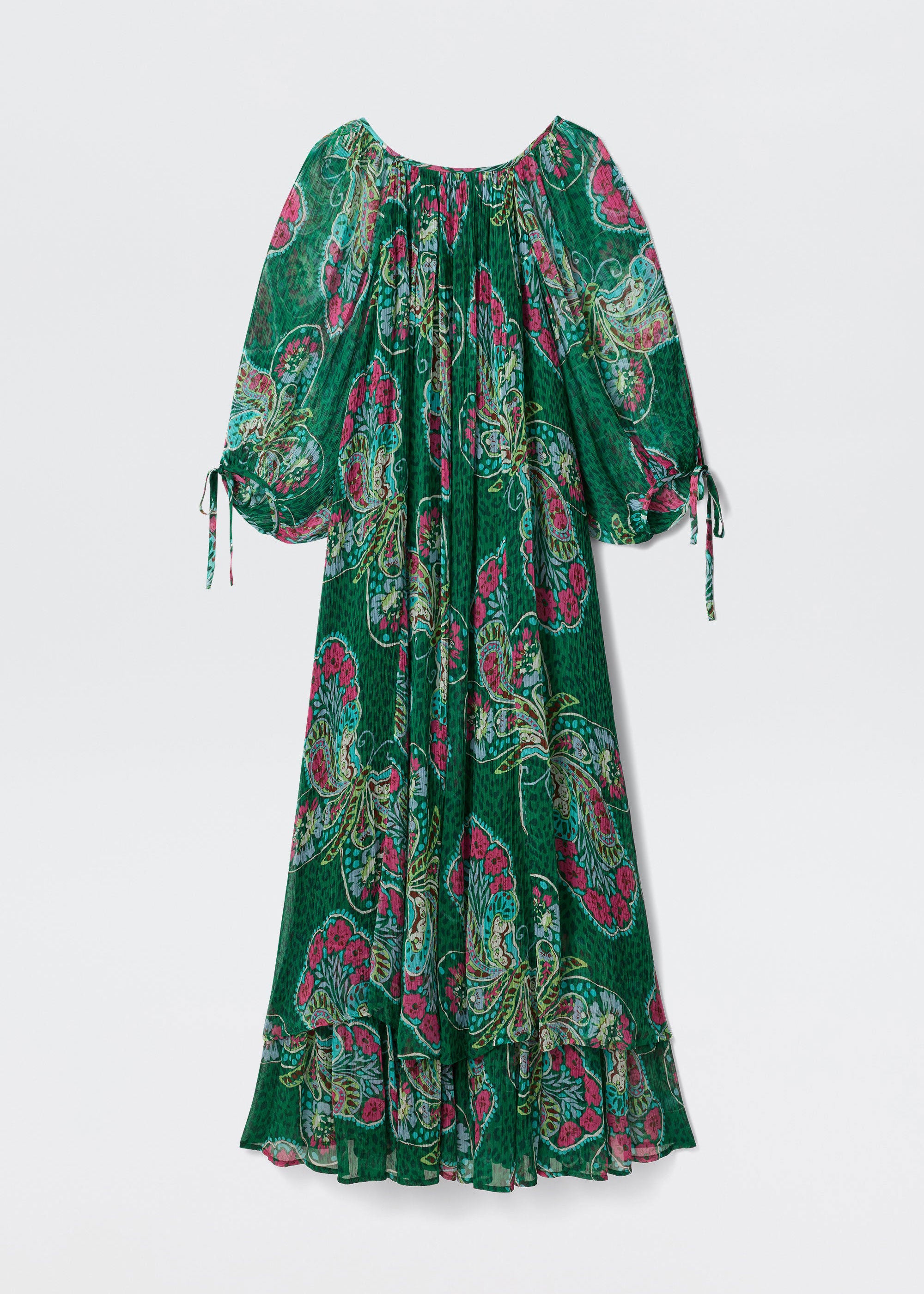 Rixo Hayden Dress - Butterfly Bloom Green