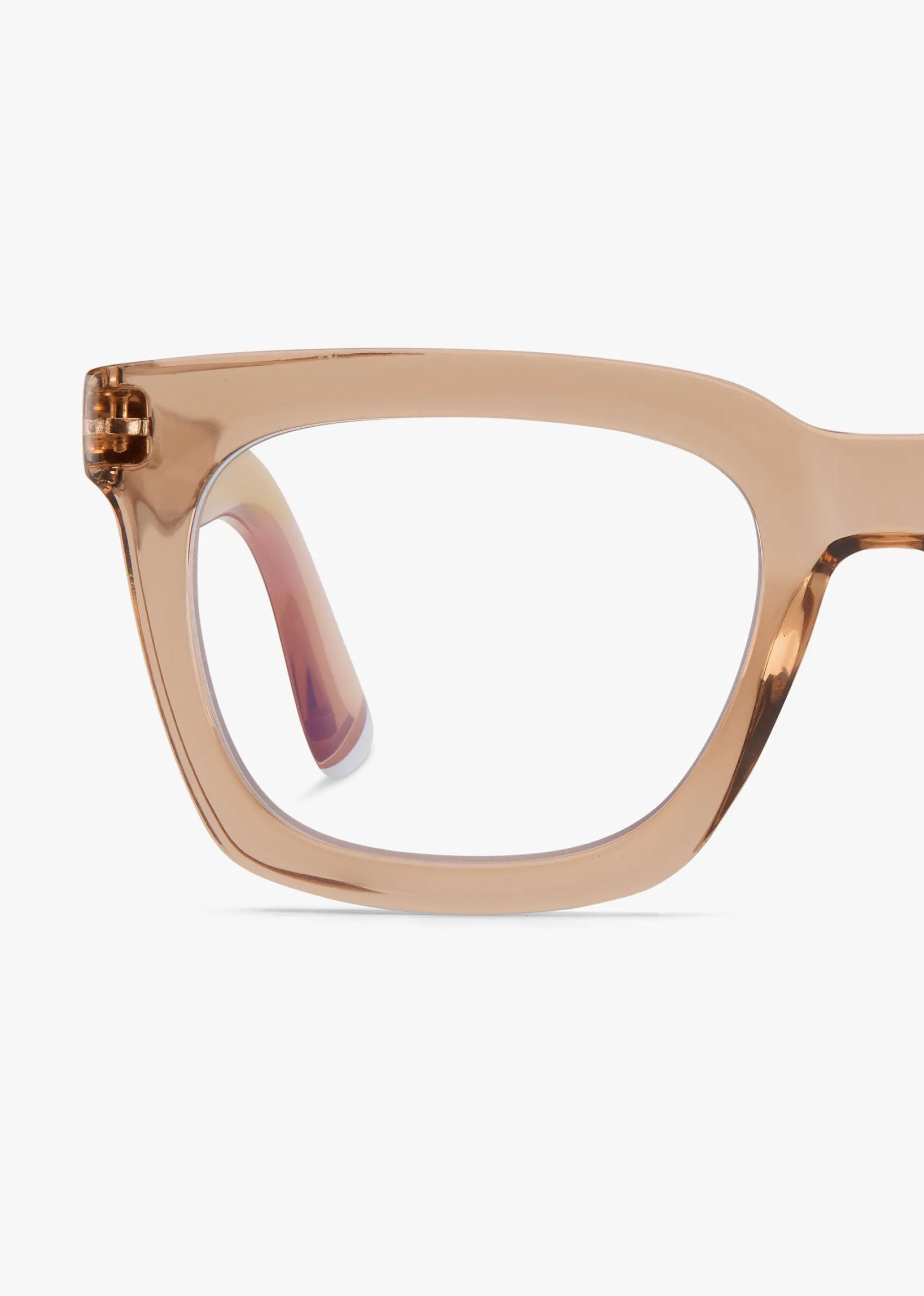 Barner Max Glossy Blue Light Glasses - Rose