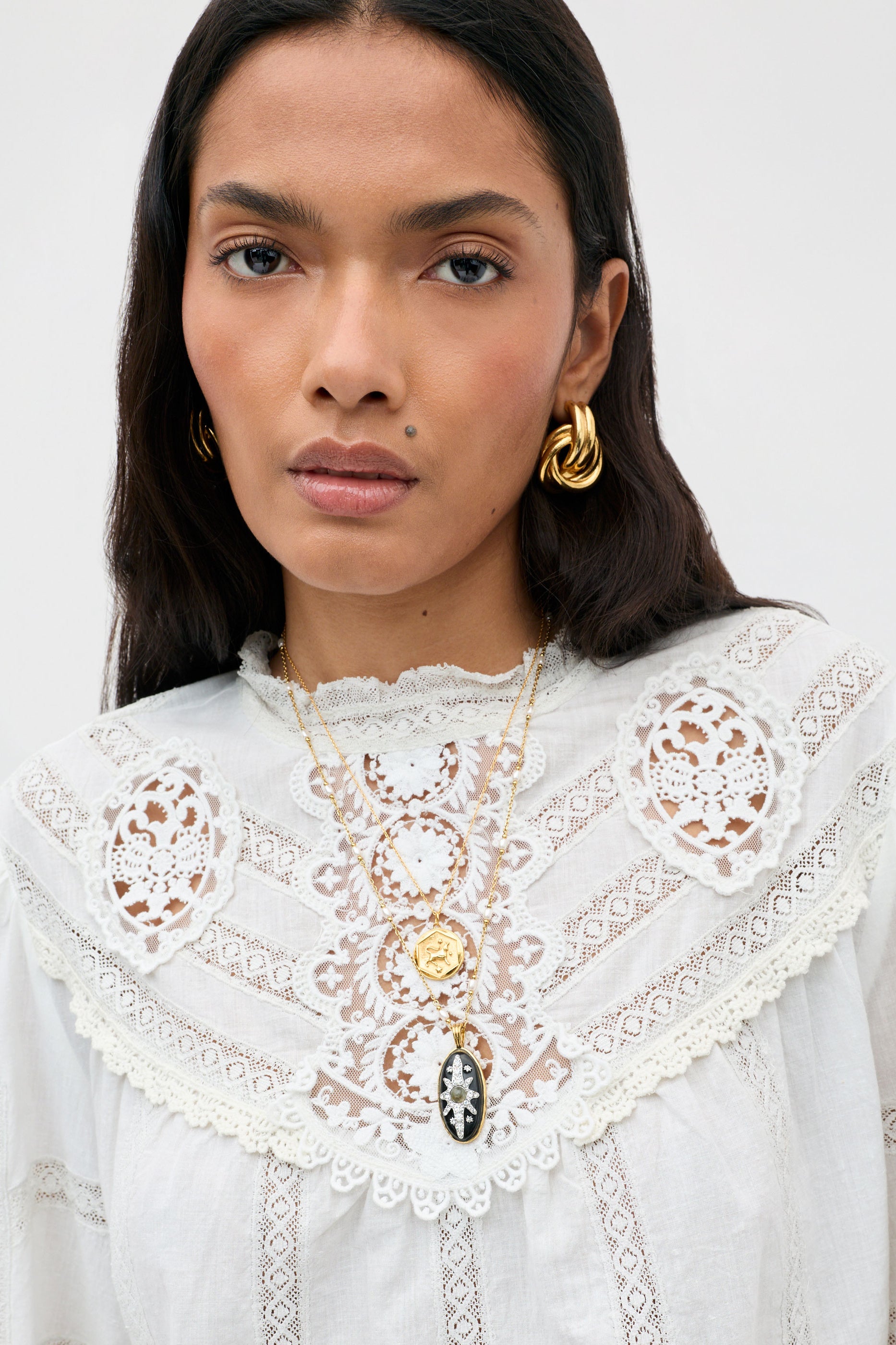 Rixo Tamzin Cotton Top - Cream