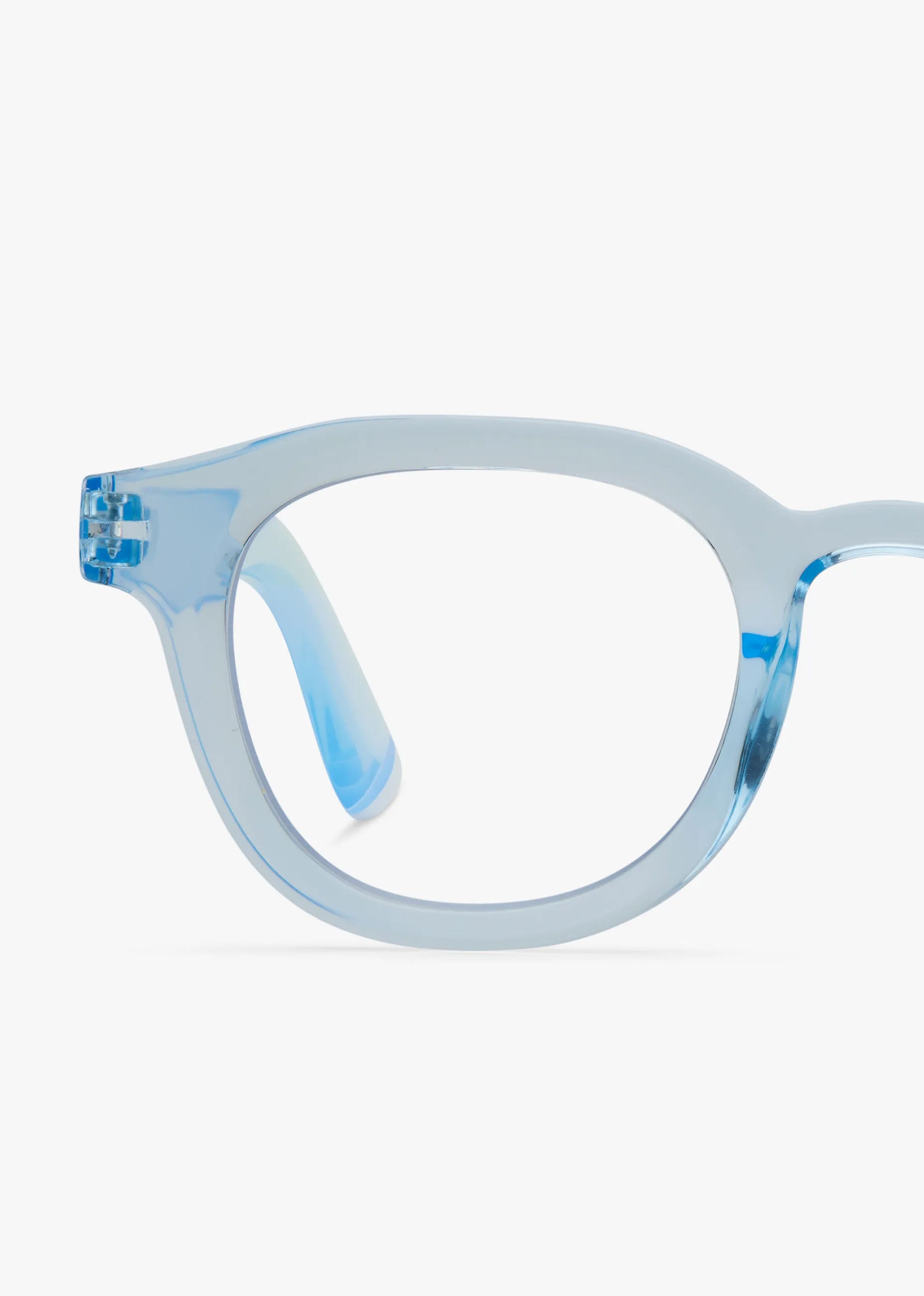 Barner Andy Glossy Blue Light Glasses - Baby Blue