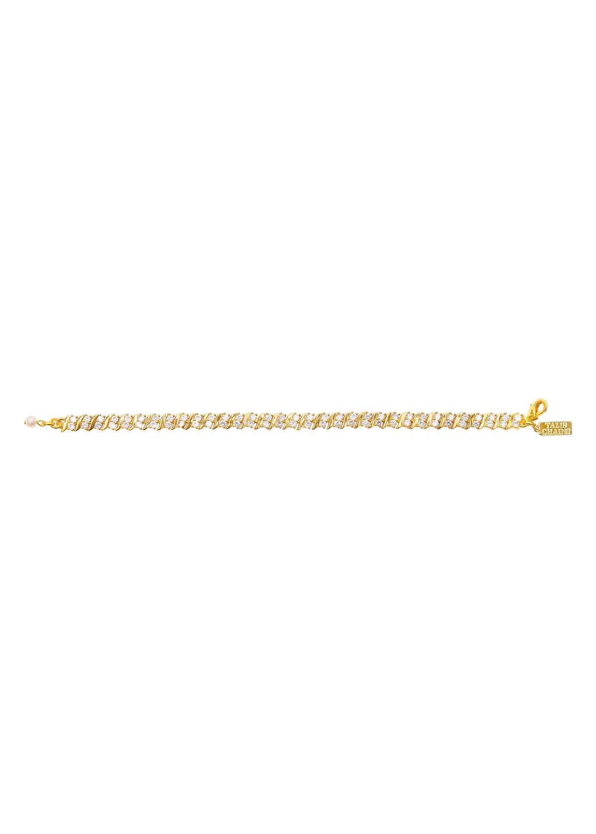 Talis Chains Ridged Tennis Bracelet - CZ