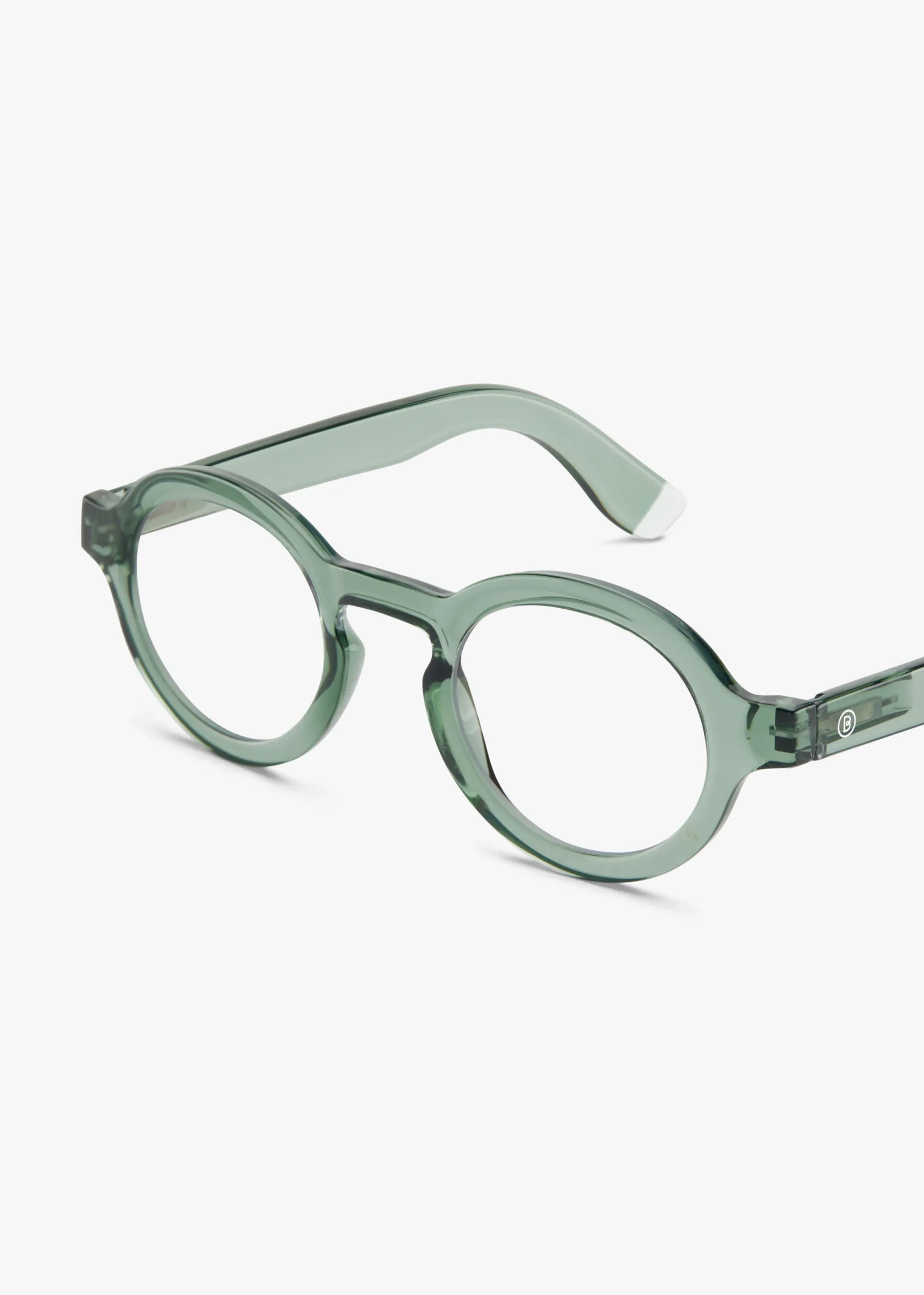 Barner Charles Glossy Blue Light Glasses - Jade