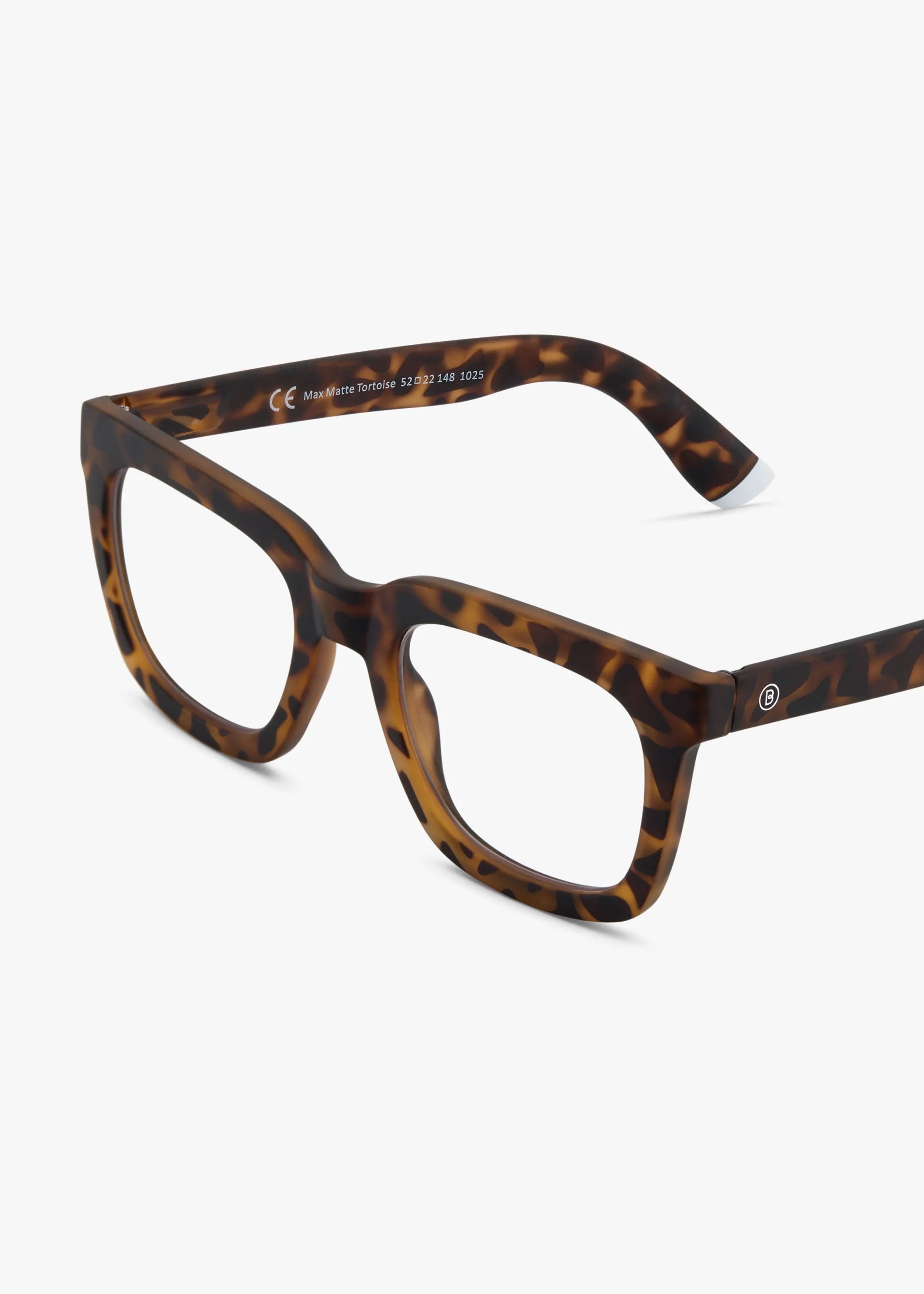 Barner Max Matt Blue Light Glasses - Tortoise