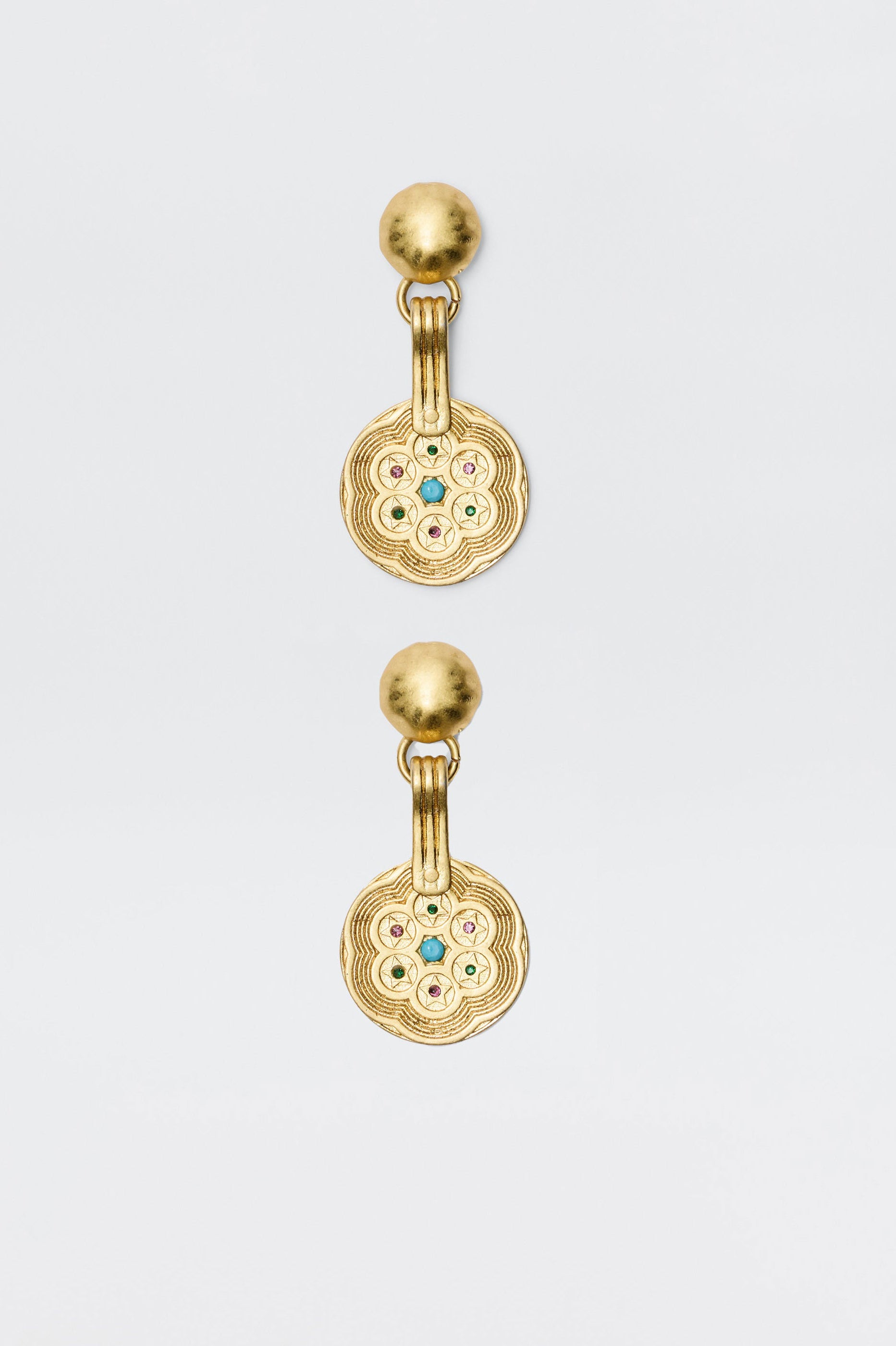 Rixo Anouk 18-Karat Gold-Plated Earrings