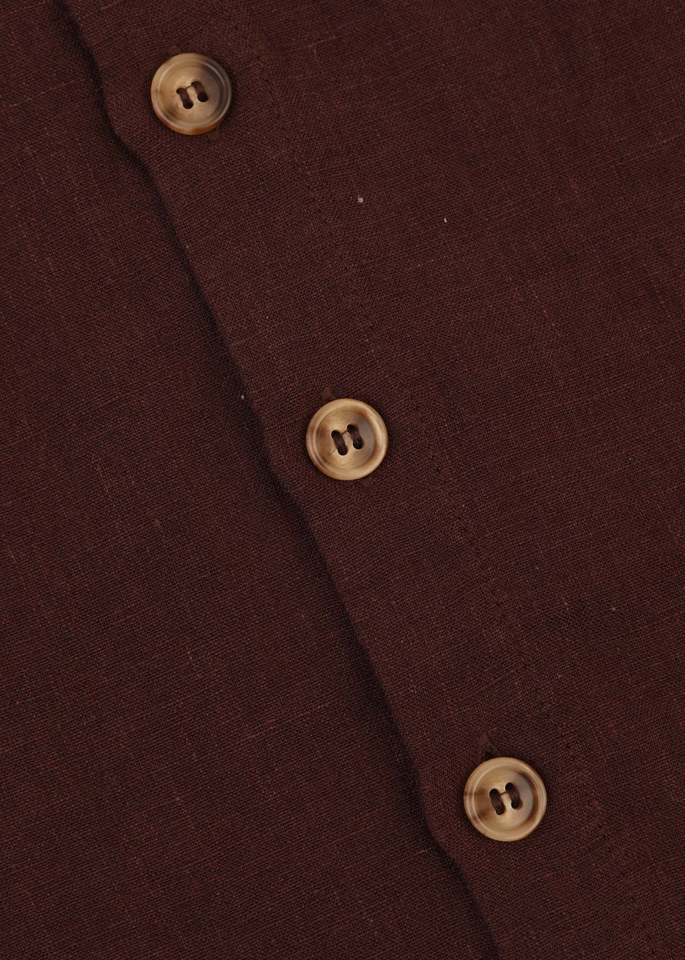 L.F.Markey Basic Button Front Tank - Chocolate
