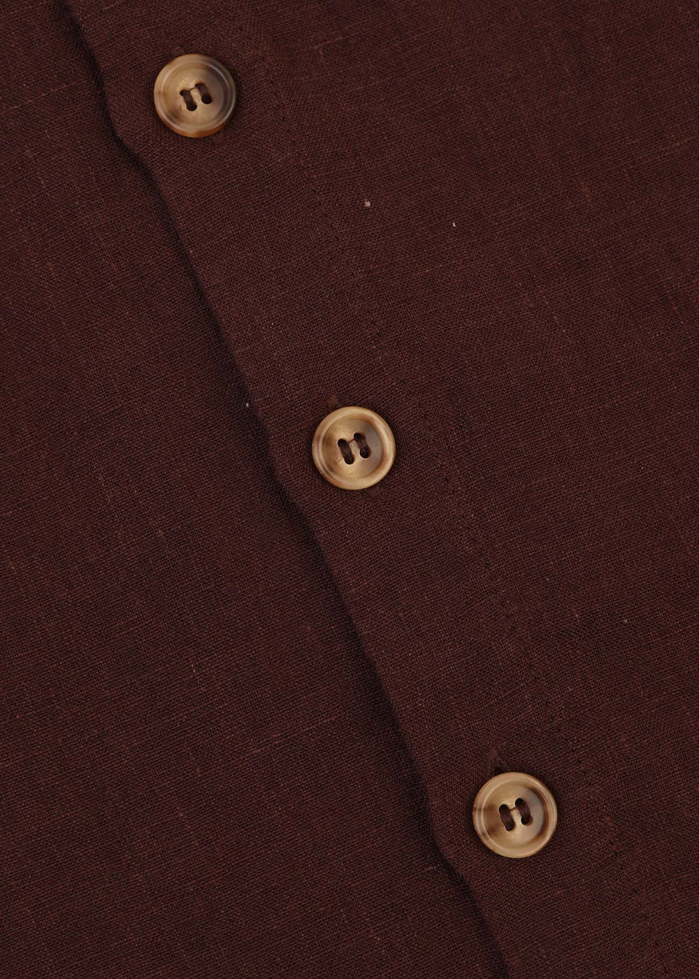 L.F.Markey Basic Button Front Tank - Chocolate