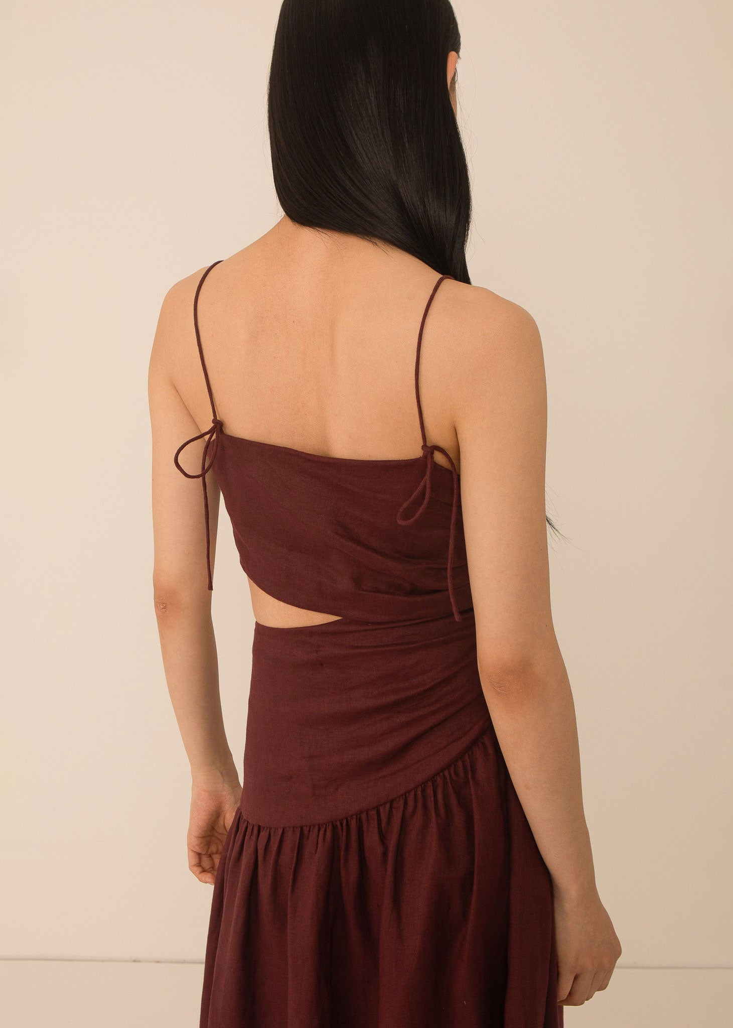 VI.VE.RE Lore Linen Dress