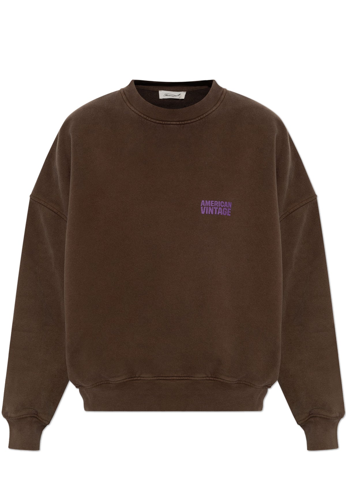 American Vintage Plizzy Sweatshirt - Vintage Chestnut