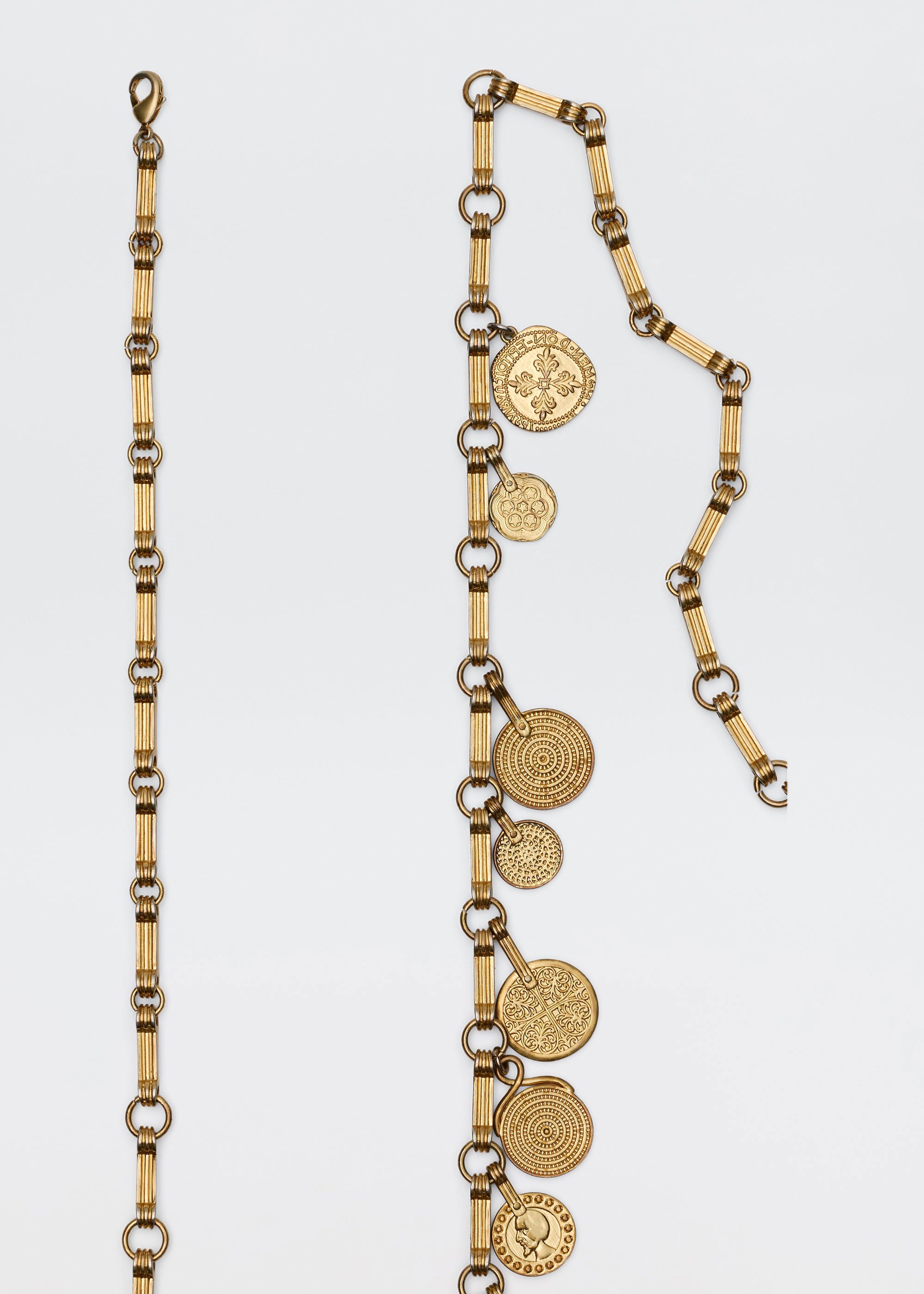 Rixo Isolde 18ct Gold Plated Belt