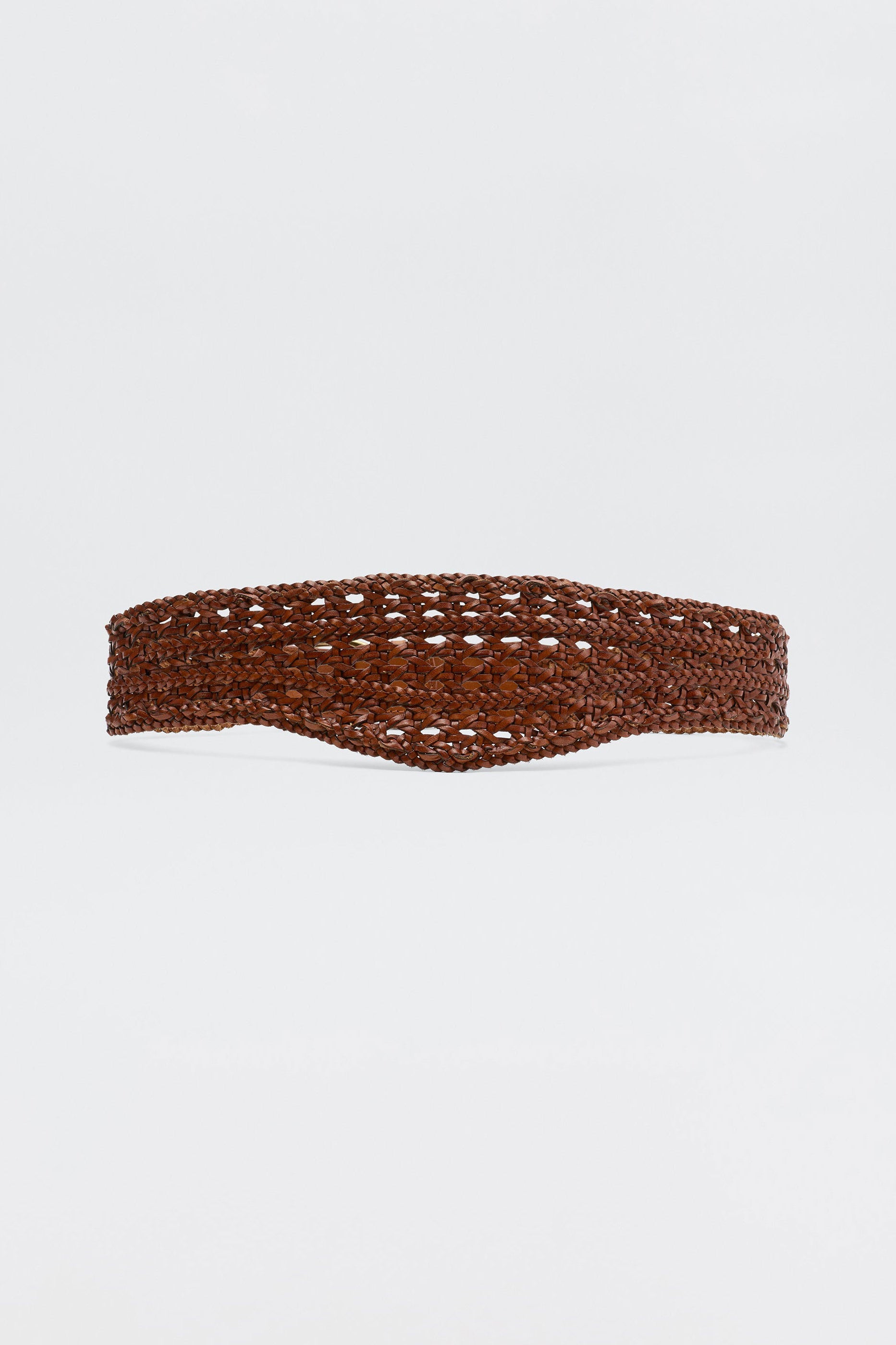 Rixo Roxella Leather Belt - Tan