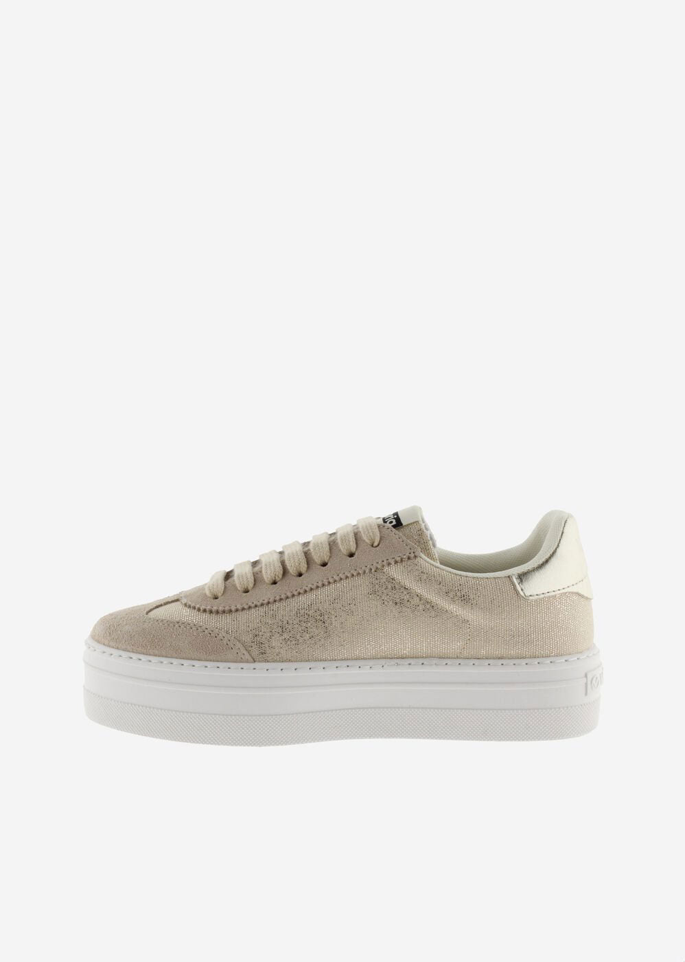Victoria Barcelona Ciclista Sneakers - Metallic Canva & Suede