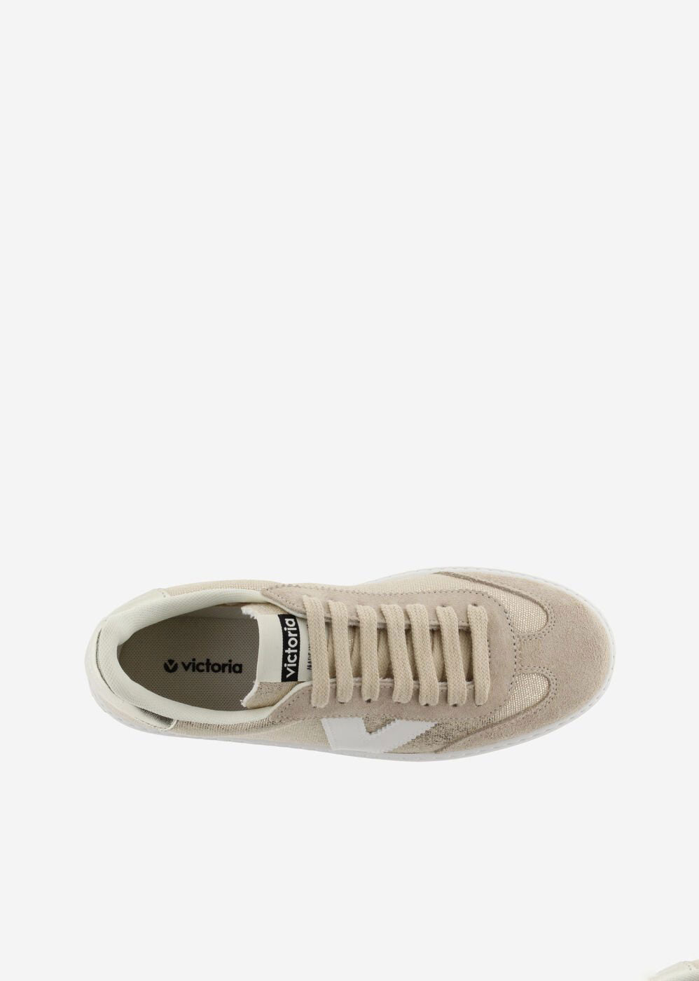 Victoria Barcelona Ciclista Sneakers - Metallic Canva & Suede