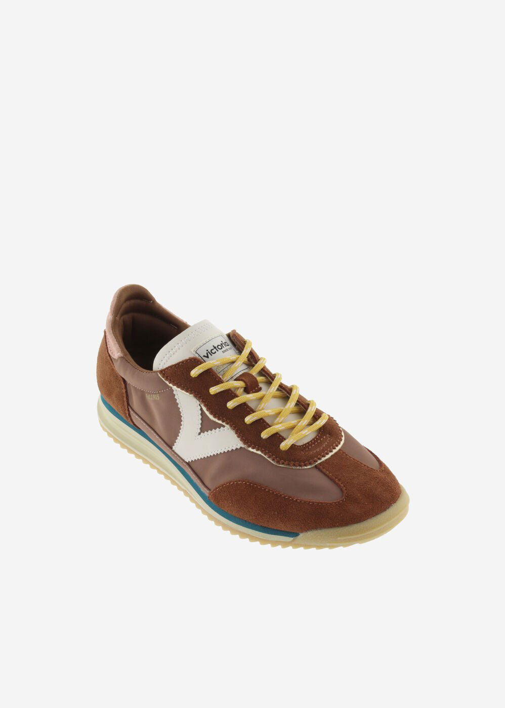 Victoria Saturno Nylon & Suede Sneakers - Terra