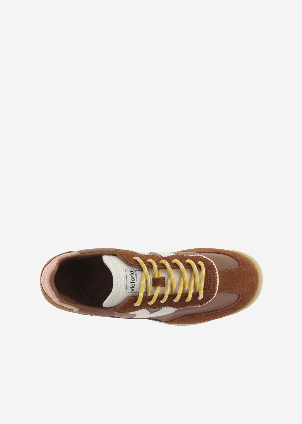 Victoria Saturno Nylon & Suede Sneakers - Terra
