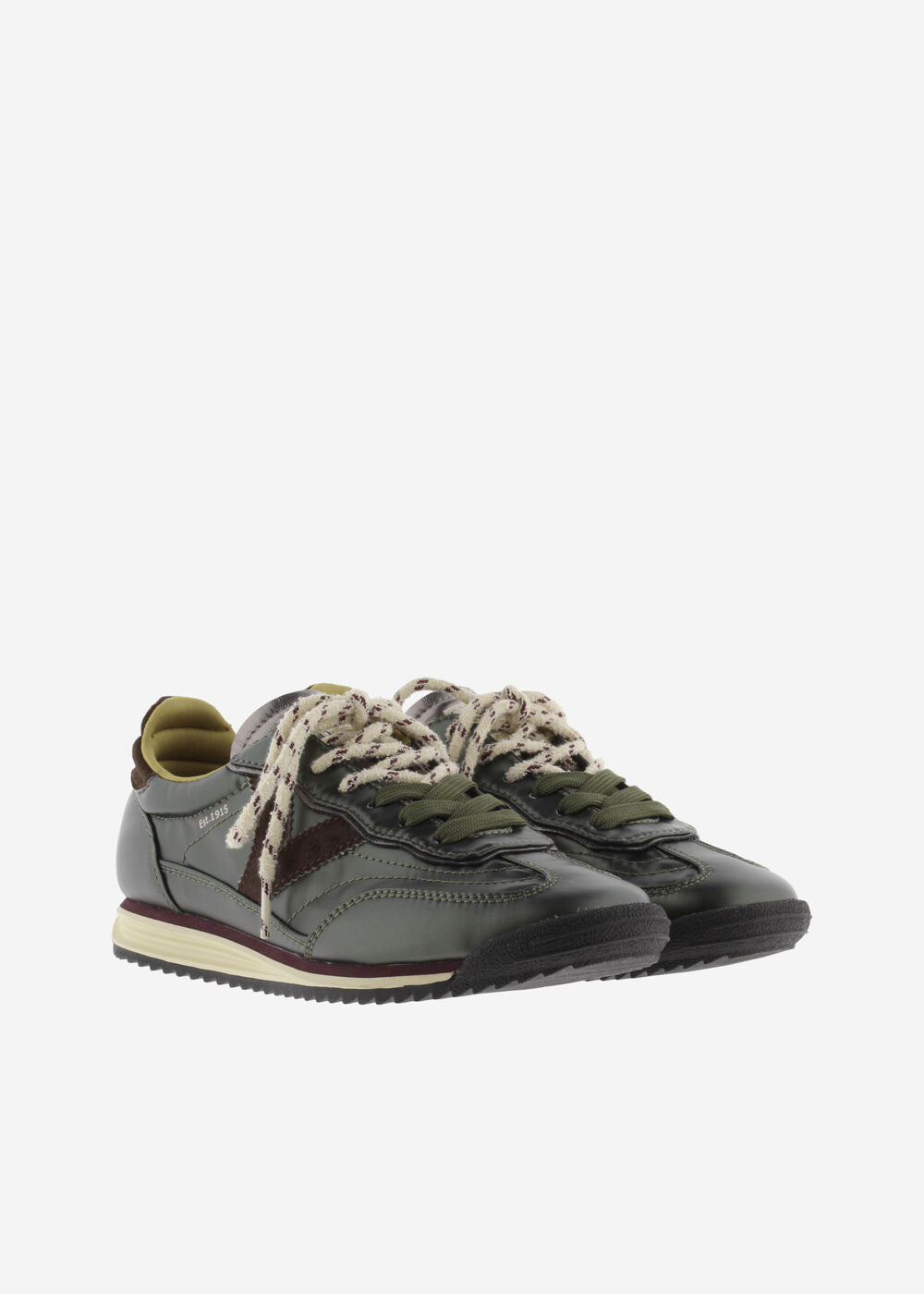 Victoria Saturno Metallic Sneakers - Khaki