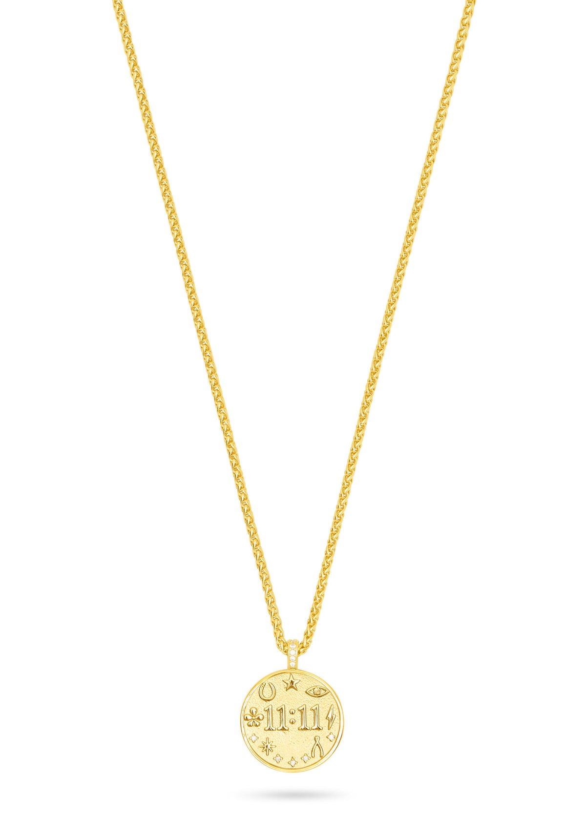 Talis Chains Lucky Amulet Pendant Necklace - 11:11