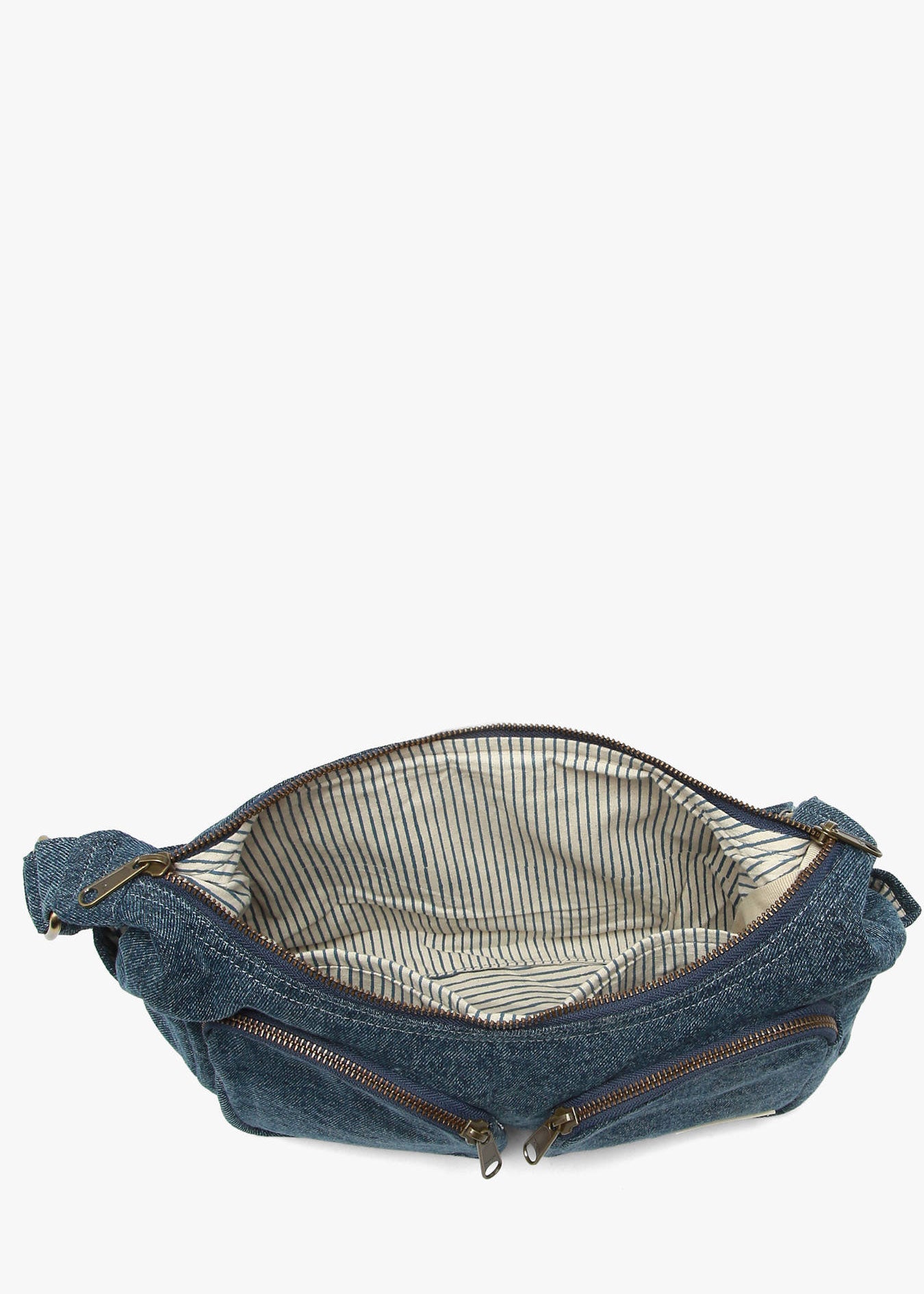 Hindbag Emile Multi Pocket Bag - Dark Blue Denim