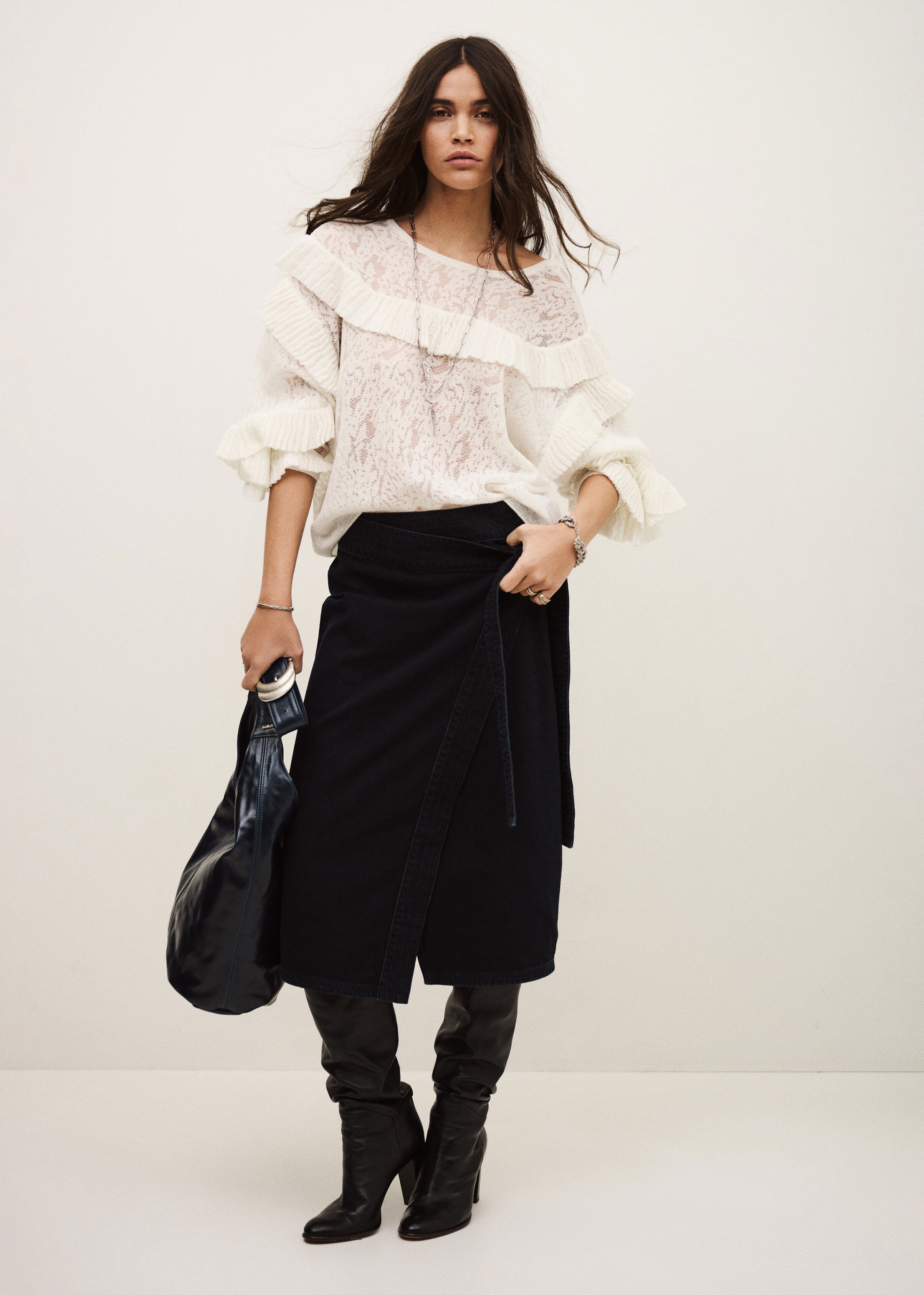 BA&SH Lucas Lace Jumper