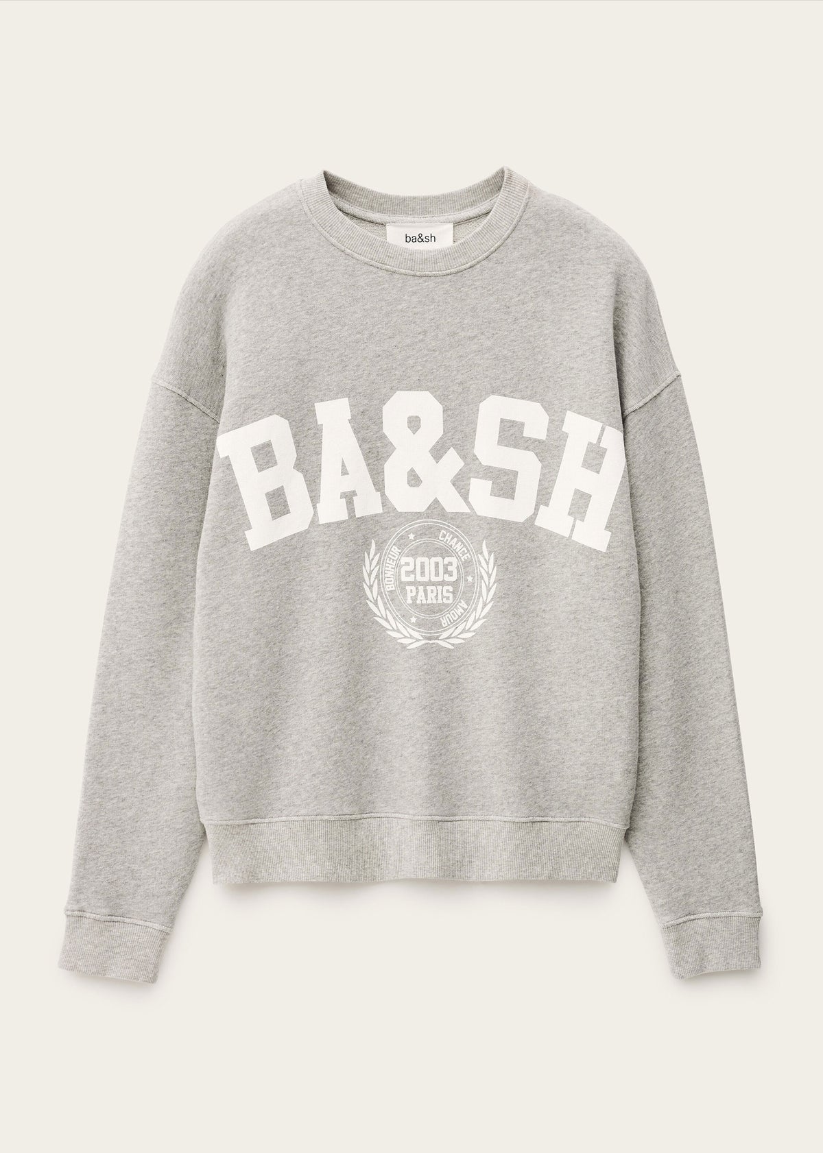 BA&SH Benjamin Two-Tone Sweatshirt - Grey