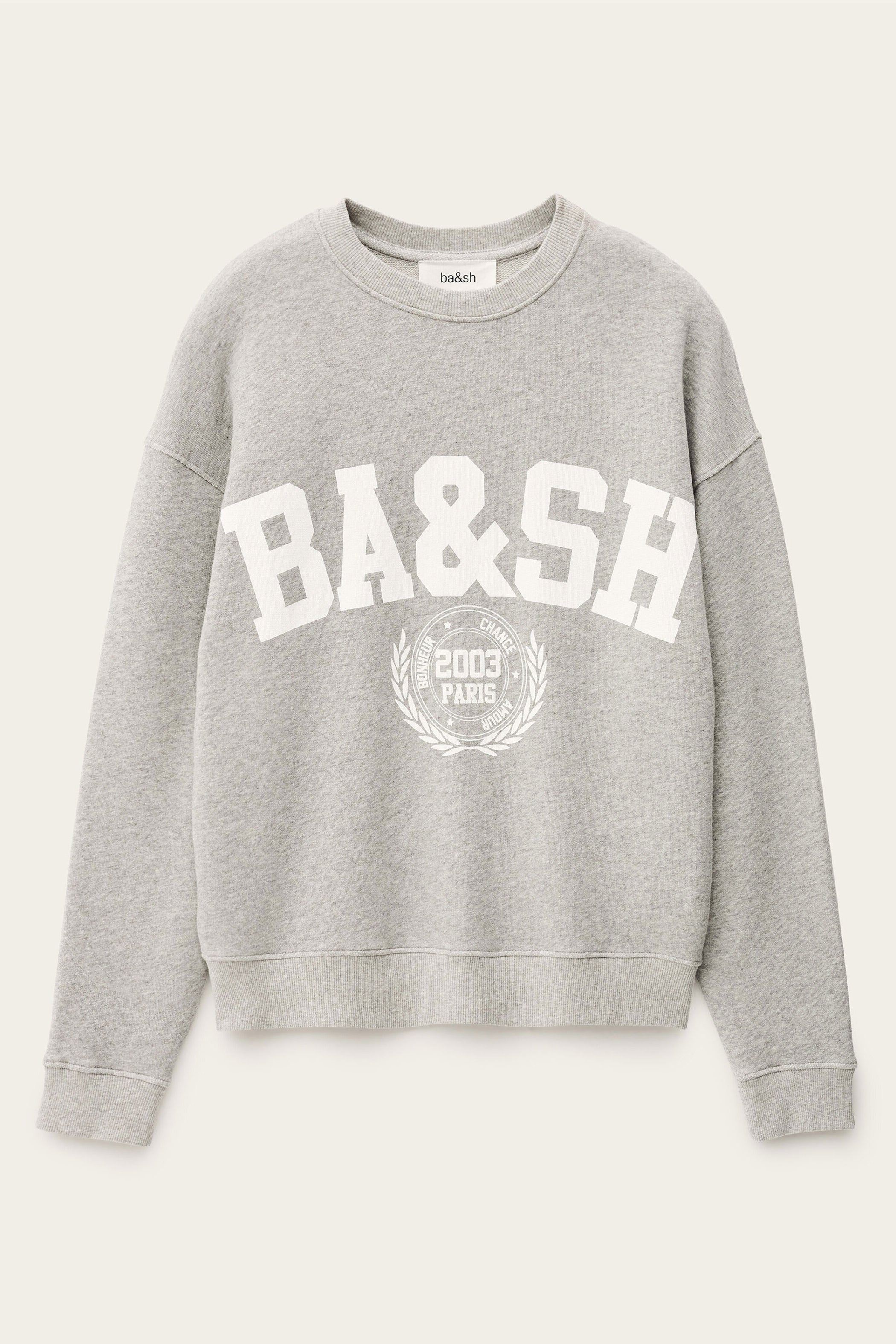 BA&SH Benjamin Two-Tone Sweatshirt - Grey