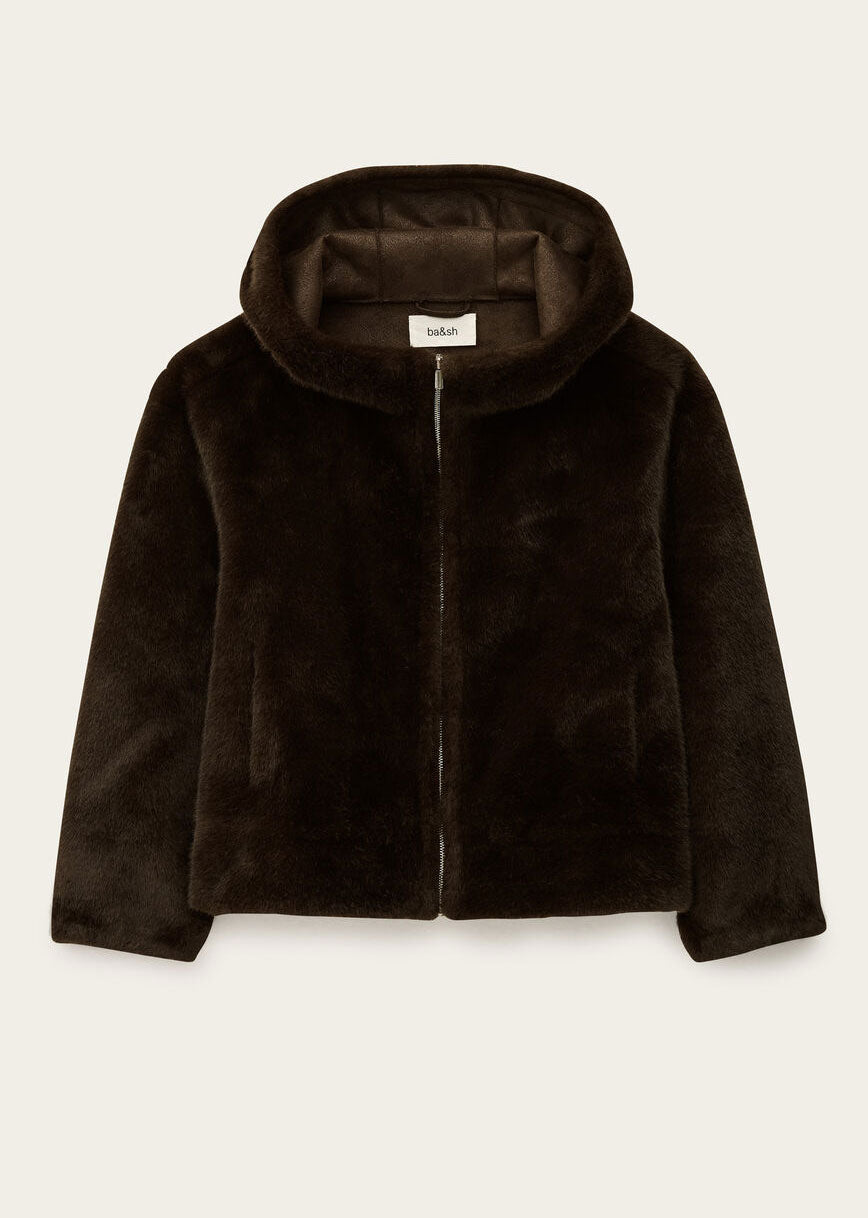BA&SH Pandy Faux Fur Coat