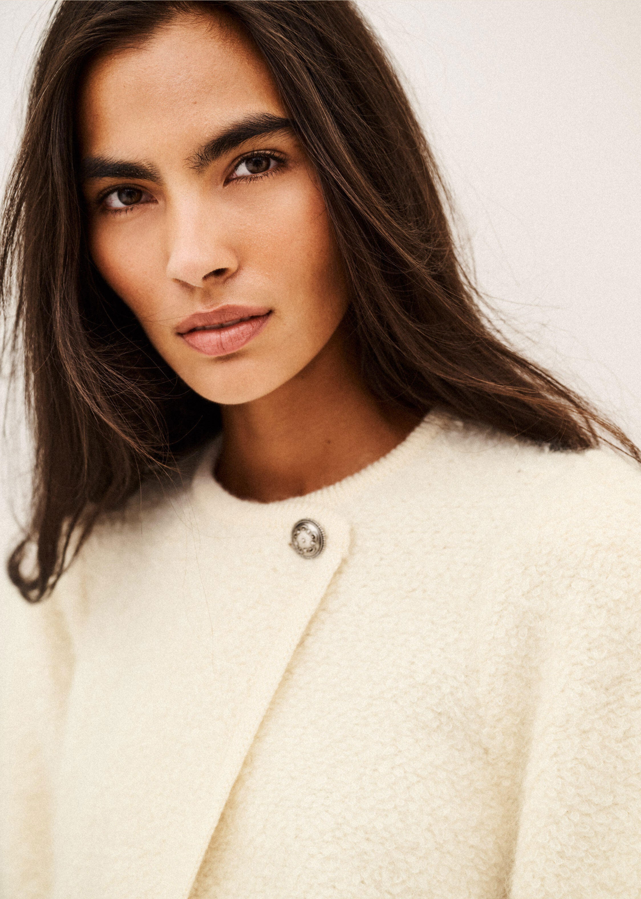 BA&SH Fida Knit Cardigan - Ecru