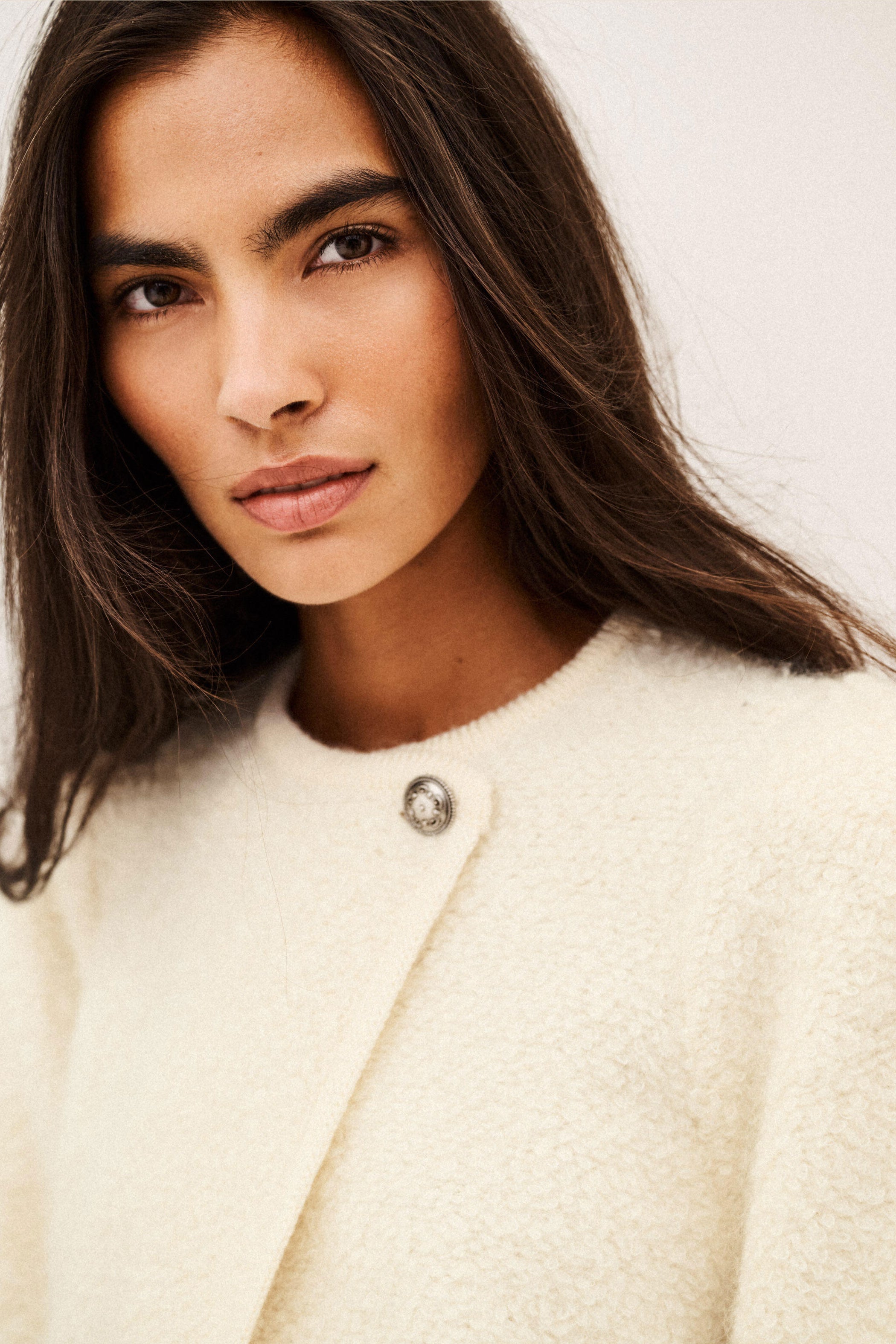 BA&SH Fida Knit Cardigan - Ecru