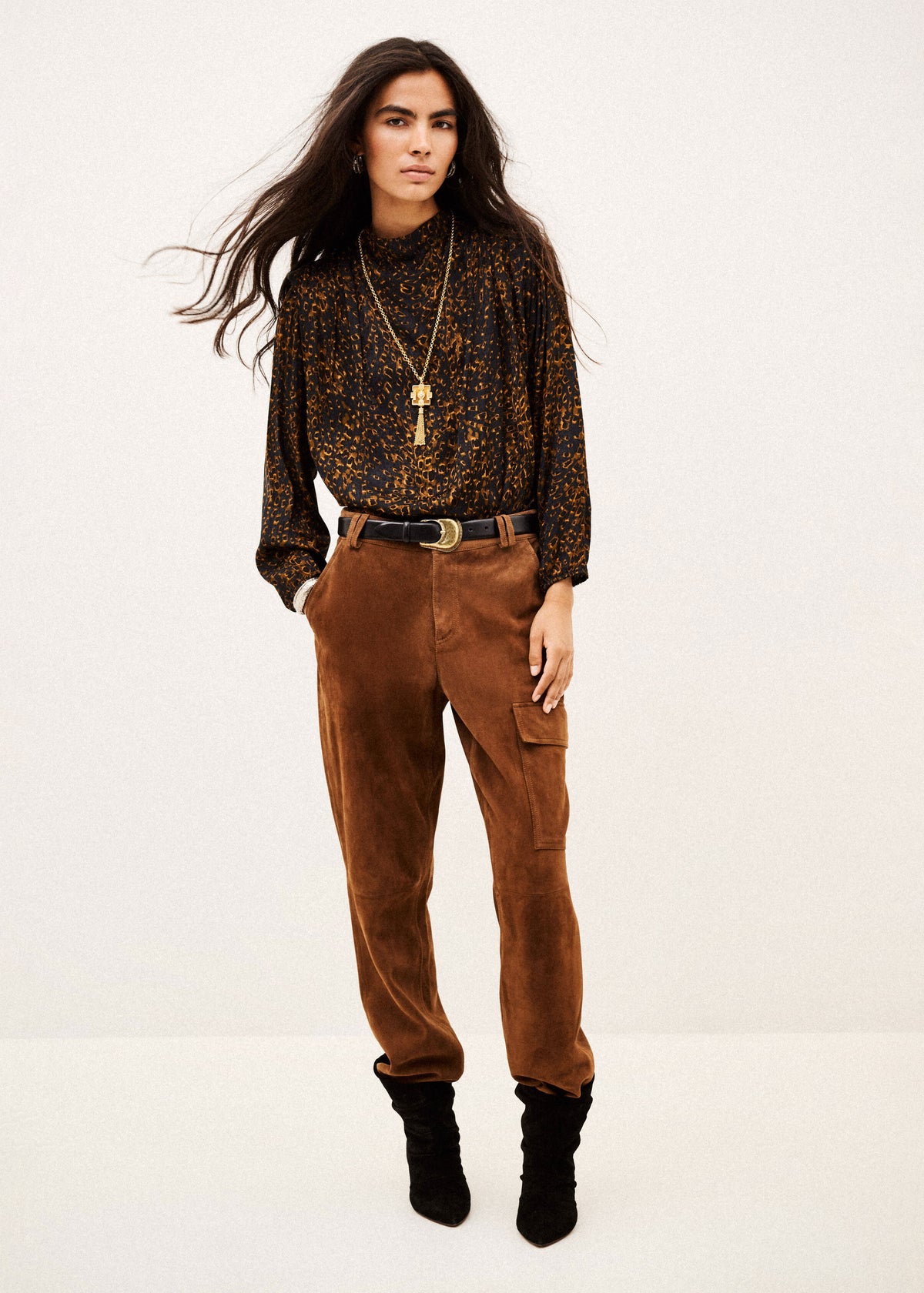 BA&SH Hope Patterned Blouse