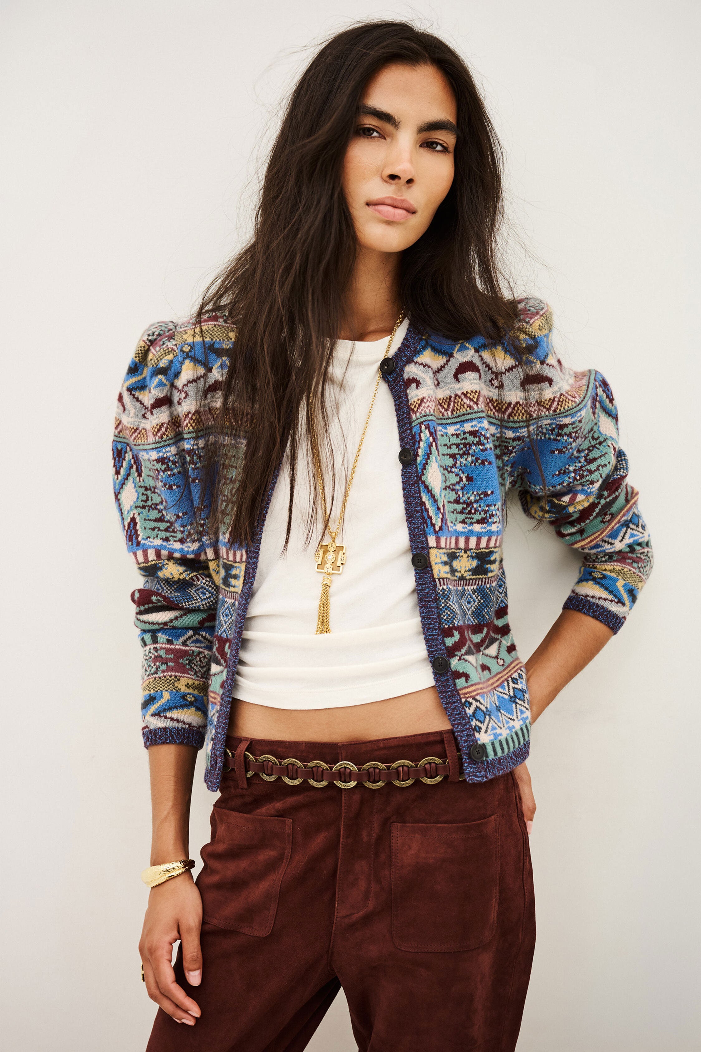 BA&SH Maja Knit Cardigan