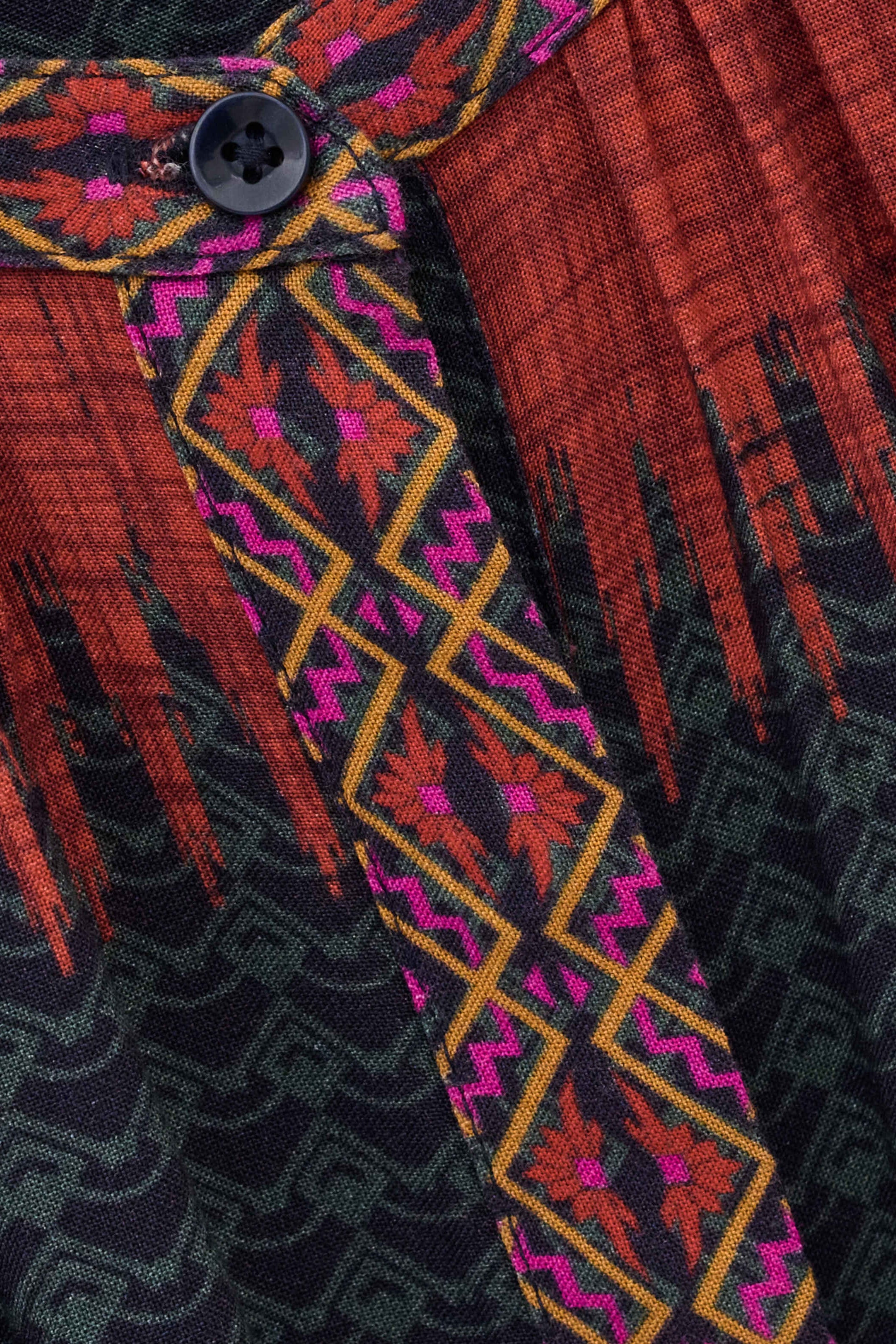 BA&SH Olivio Red Patterned Shirt