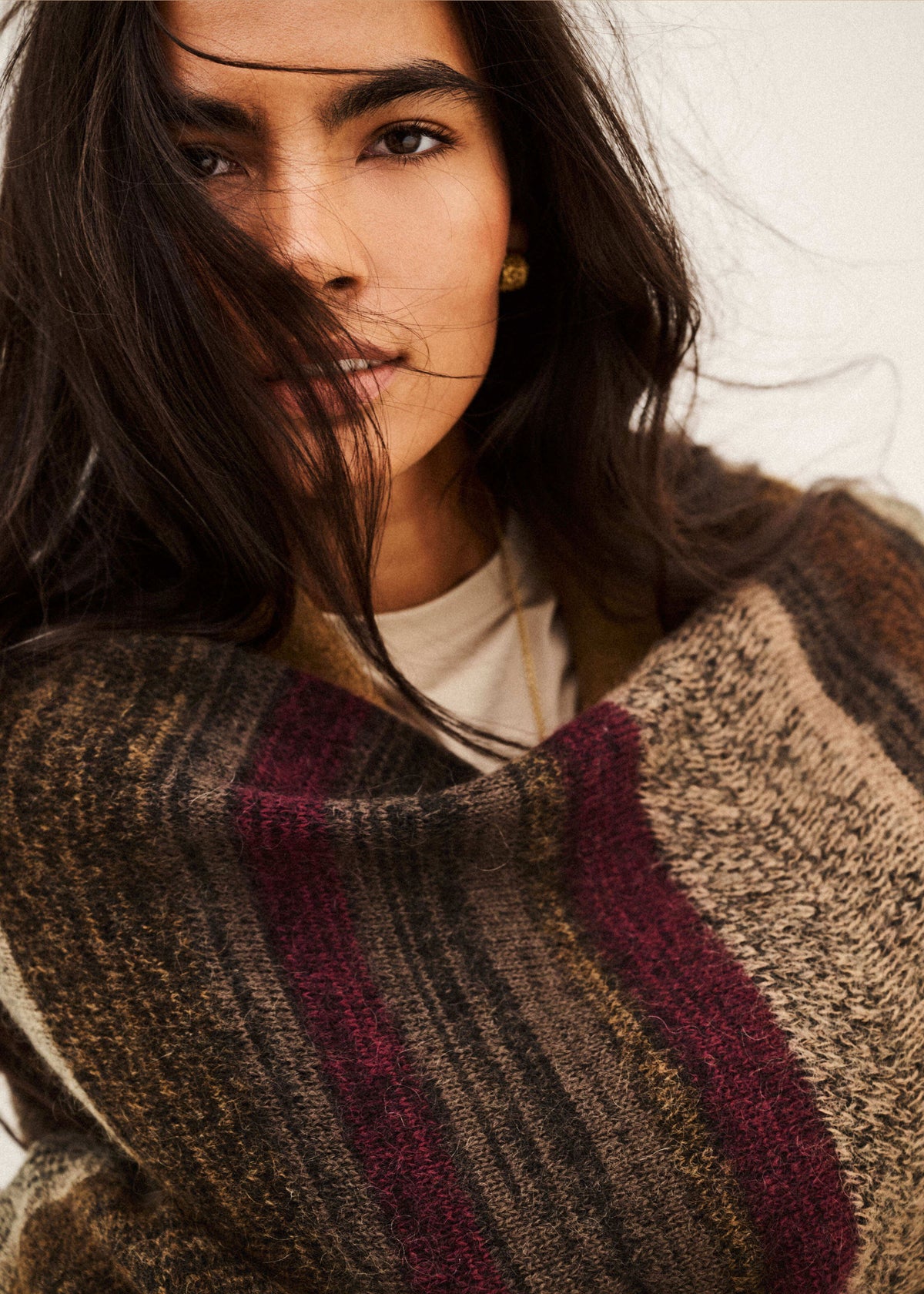 BA&SH Perros Cropped Coat - Cacao