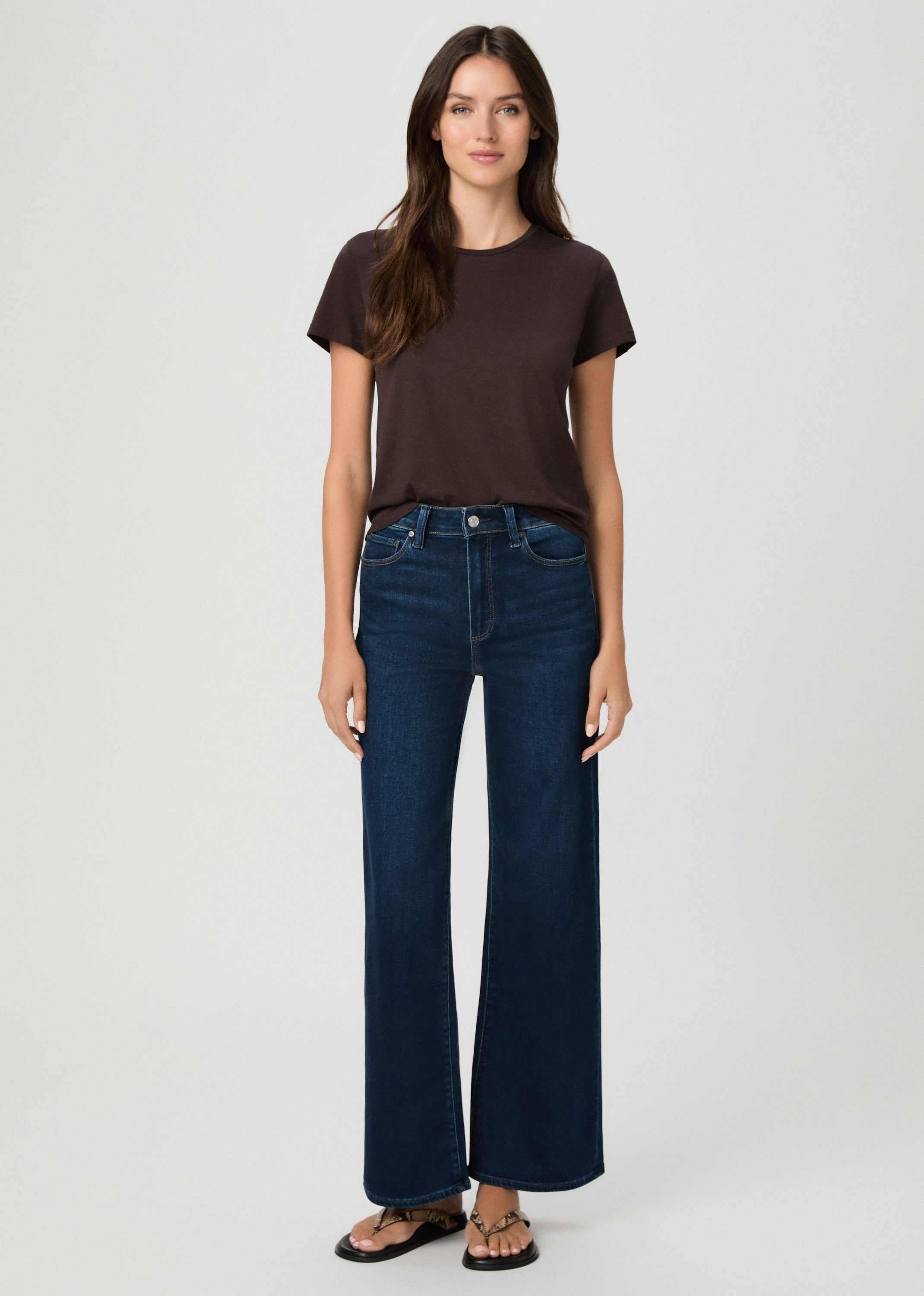 Paige Anessa 31" Wide Leg Jean - Amagansett