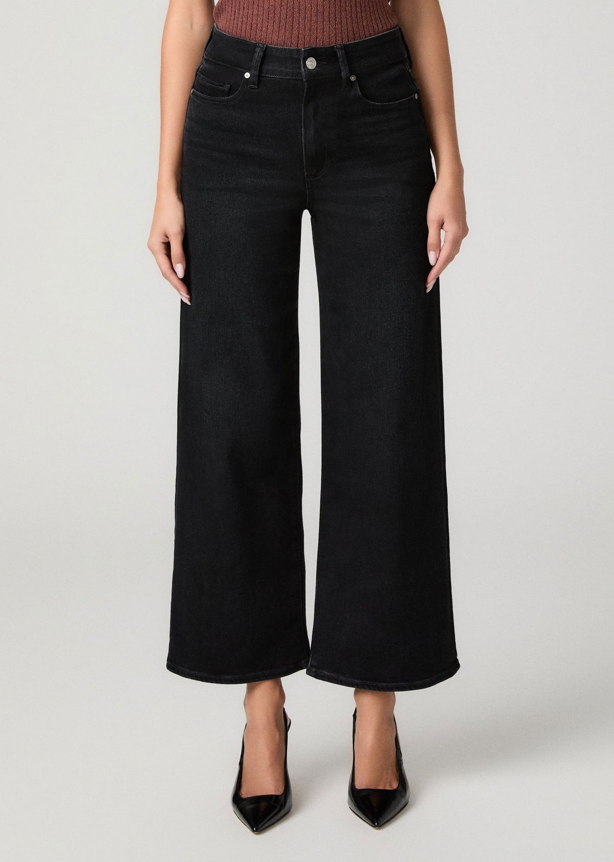 Paige Anessa Wide Leg Jeans - Yacht Club