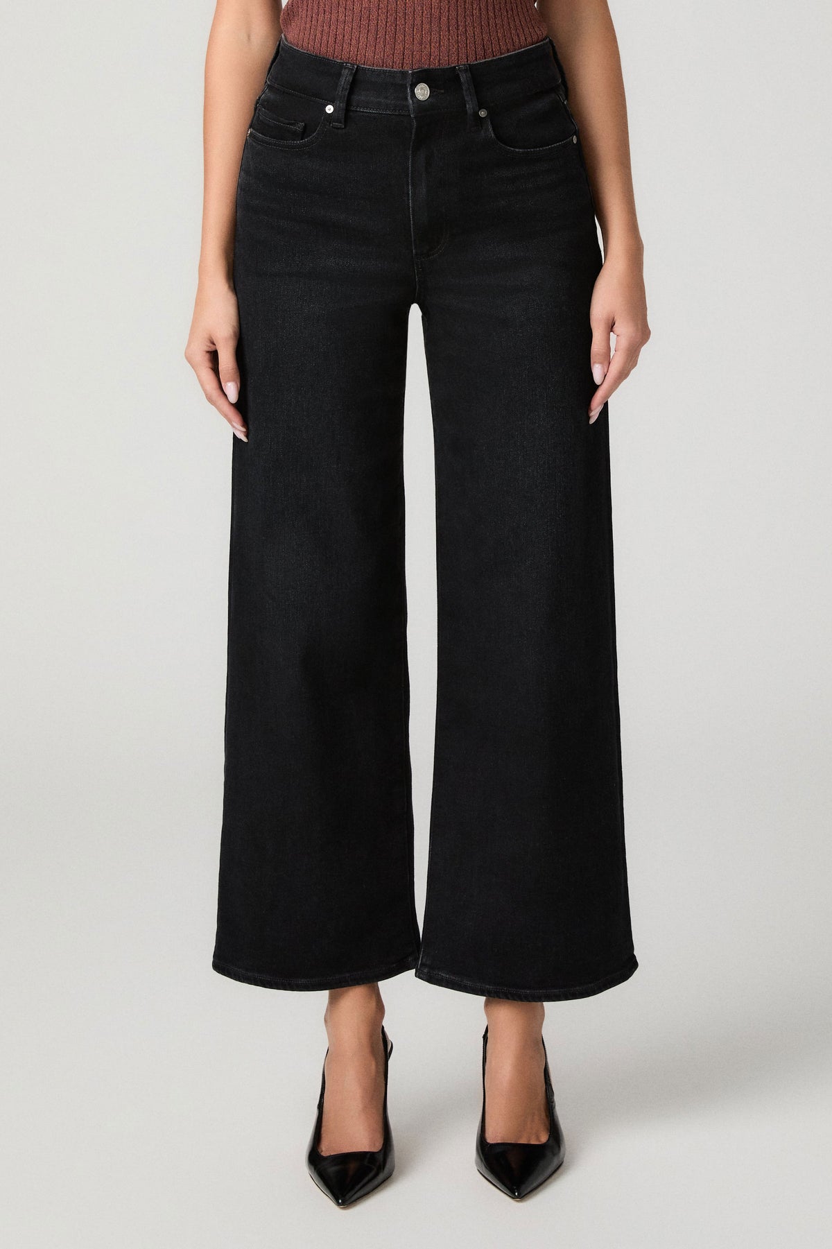 Paige Anessa Wide Leg Jeans - Yacht Club