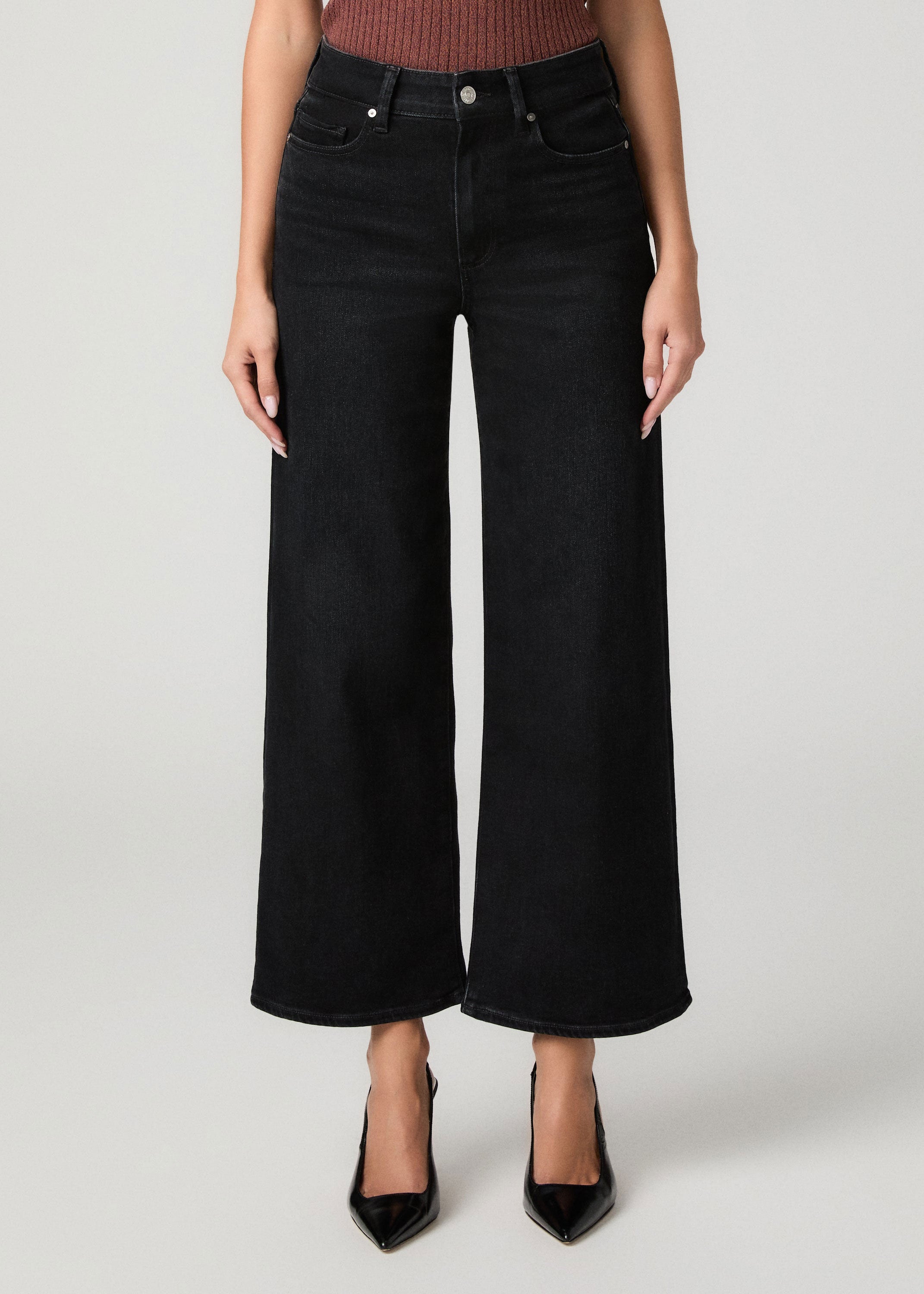 Paige Anessa Wide Leg Jeans - Yacht Club