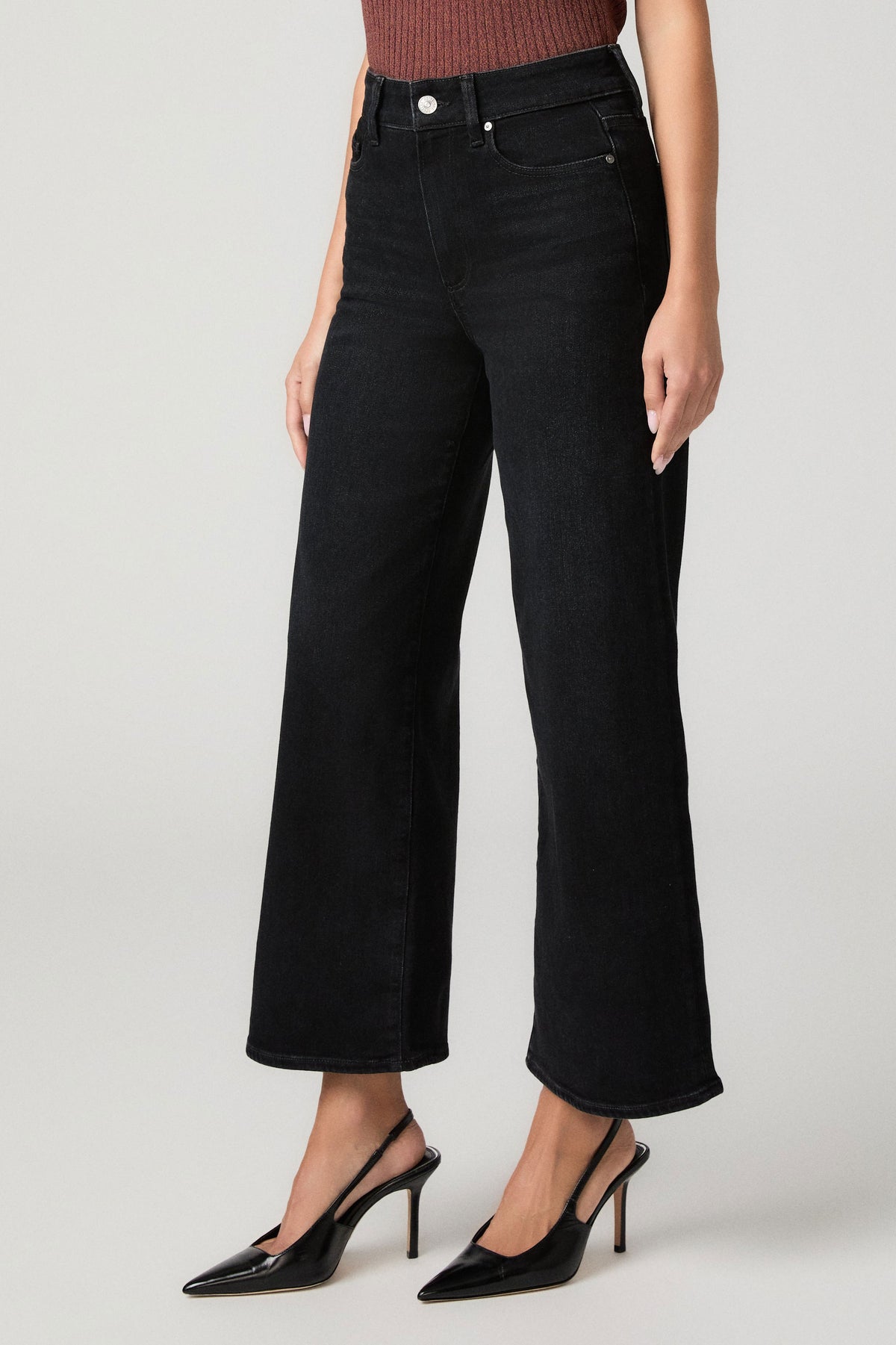 Paige Anessa Wide Leg Jeans - Yacht Club