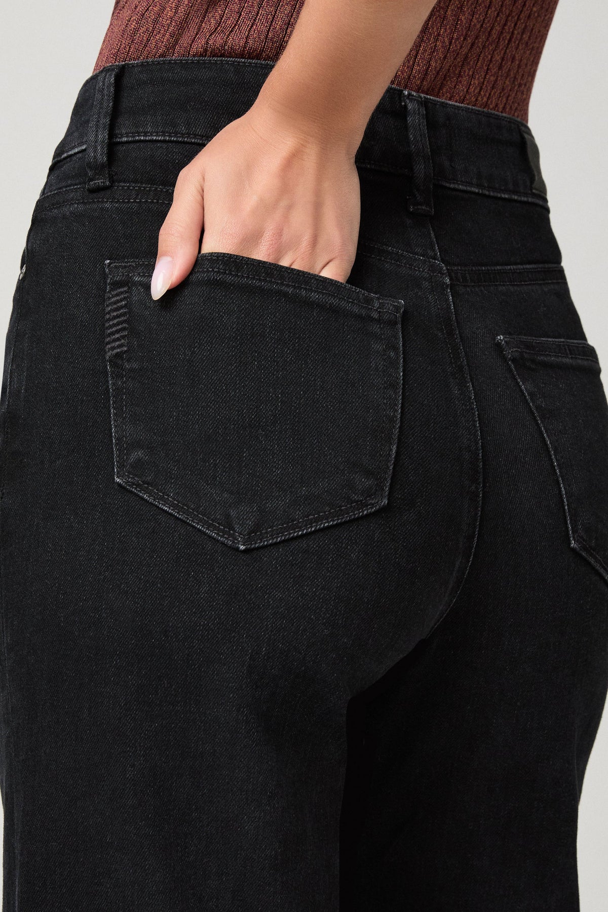 Paige Anessa Wide Leg Jeans - Yacht Club