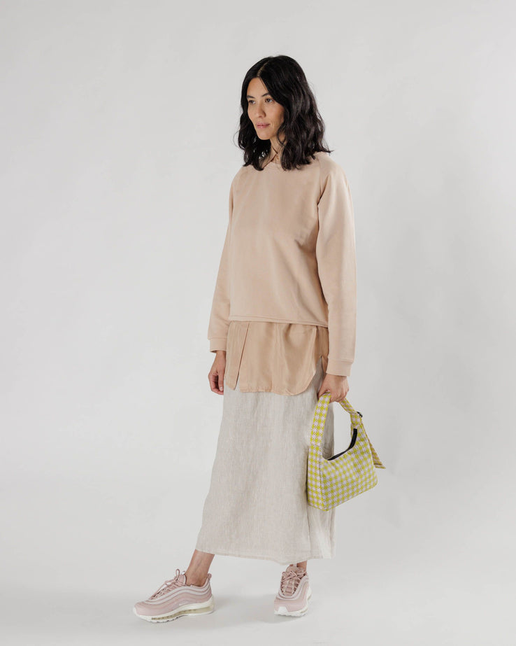 BAGGU - Mini Nylon Shoulder Bag - Pink Pistachio Pixel