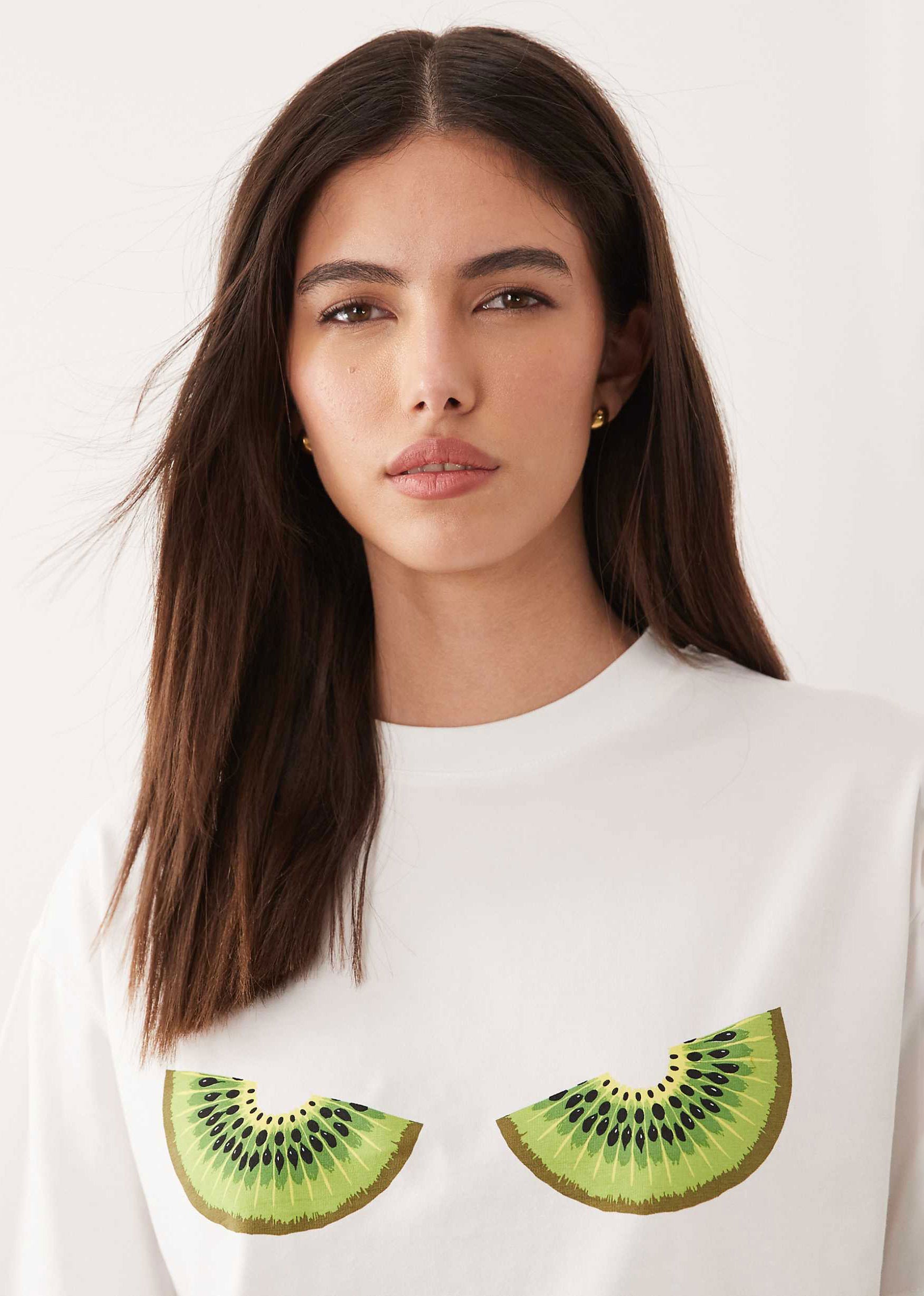 Never Fully Dressed Kiwi Boob T-Shirt