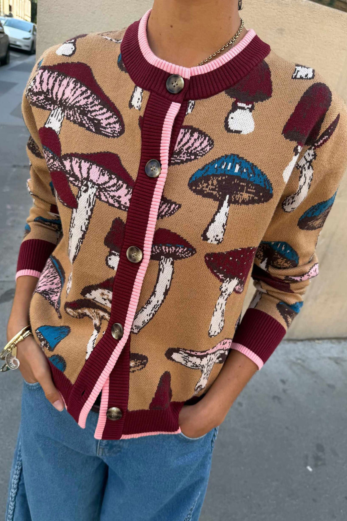 Never Fully Dressed Tan Mushroom Hollie Cardigan