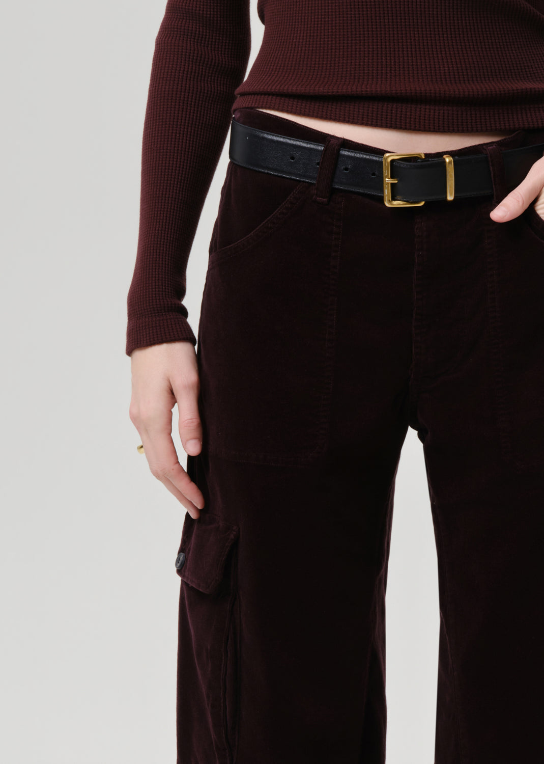 Citizens of Humanity Thassos Twisted Seam Utility Corduroy Pant - Barrister