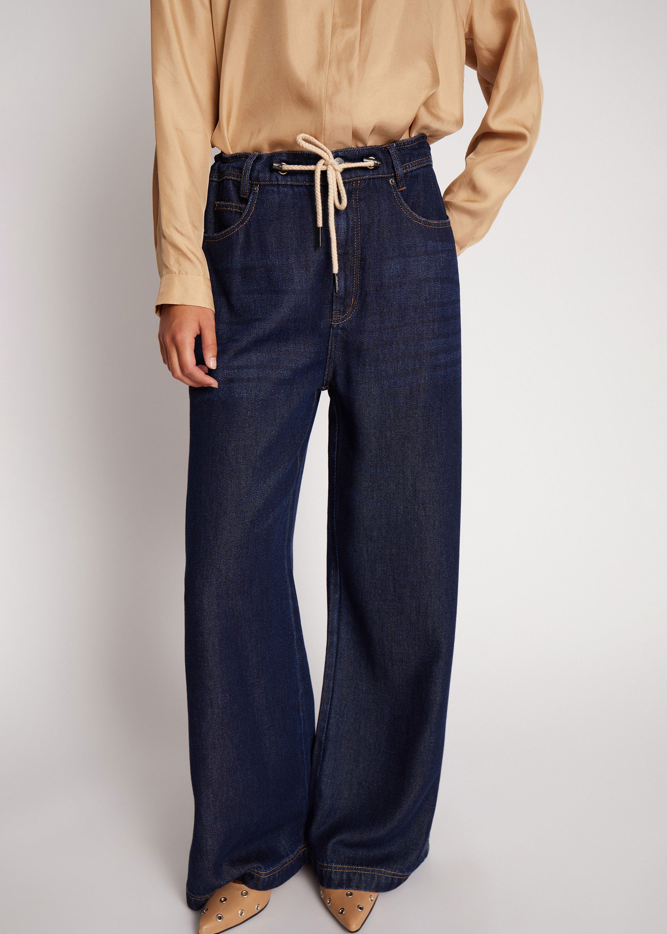 Munthe Obey Pants - Indigo