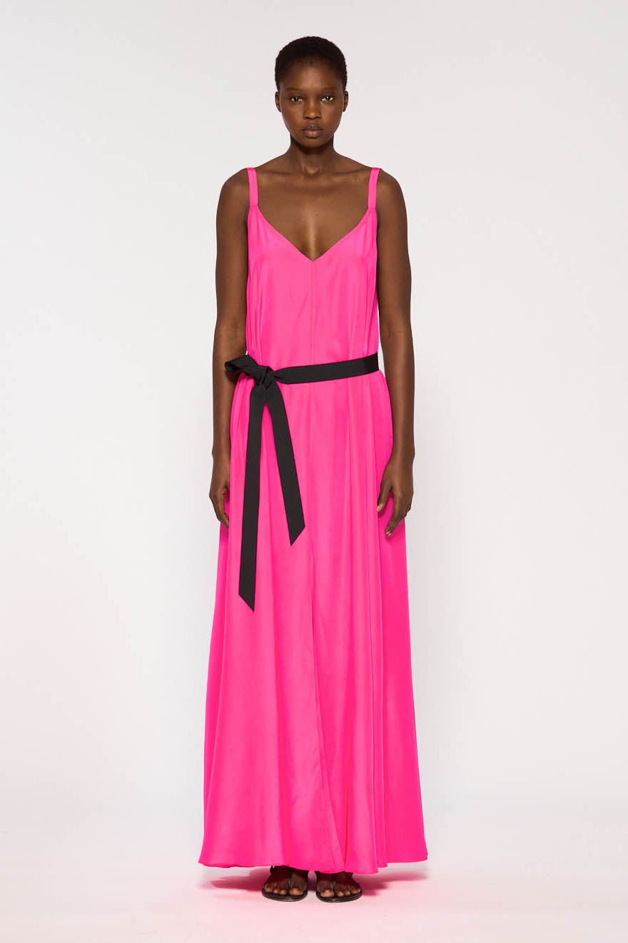 Serena Bute Ibiza Dress - Shocking Pink