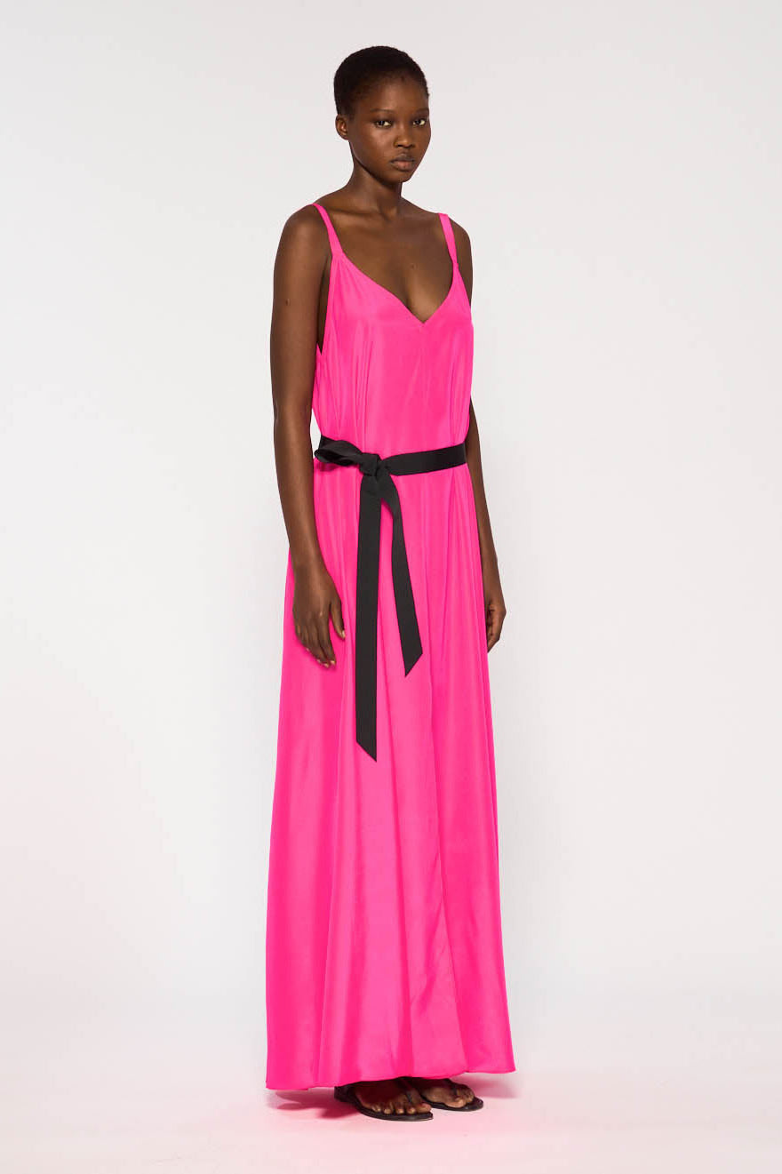 Serena Bute Ibiza Dress - Shocking Pink