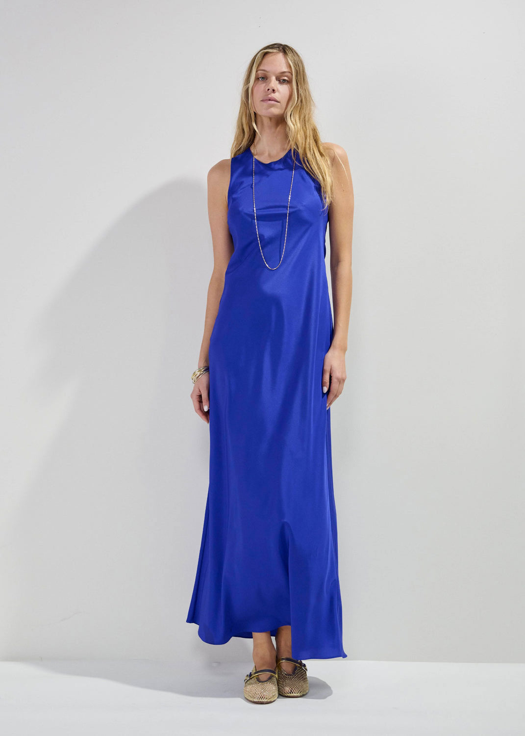 Serena Bute Tank Dress - Sapphire blue