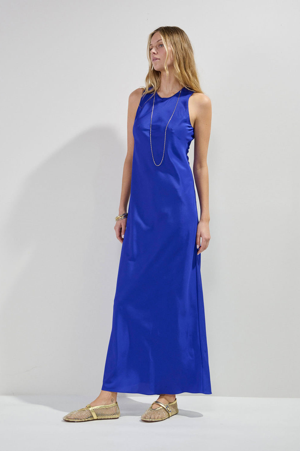 Serena Bute Tank Dress - Sapphire blue